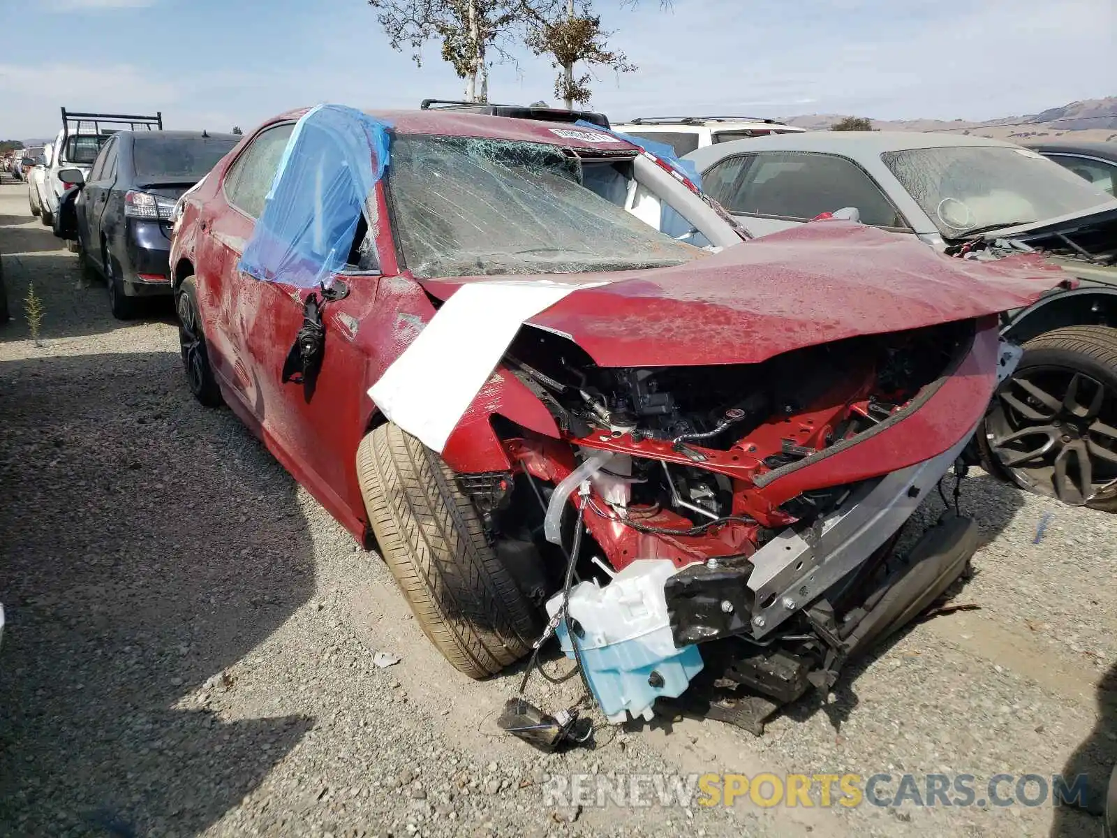 1 Photograph of a damaged car 4T1G11AK8MU457229 TOYOTA CAMRY 2021