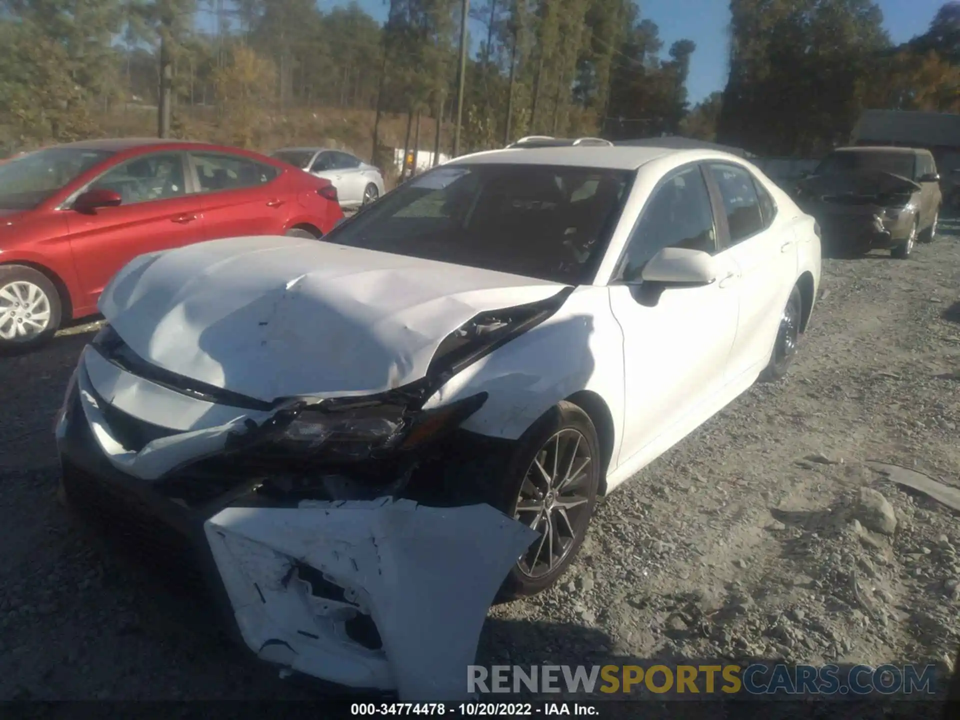 2 Photograph of a damaged car 4T1G11AK8MU457960 TOYOTA CAMRY 2021