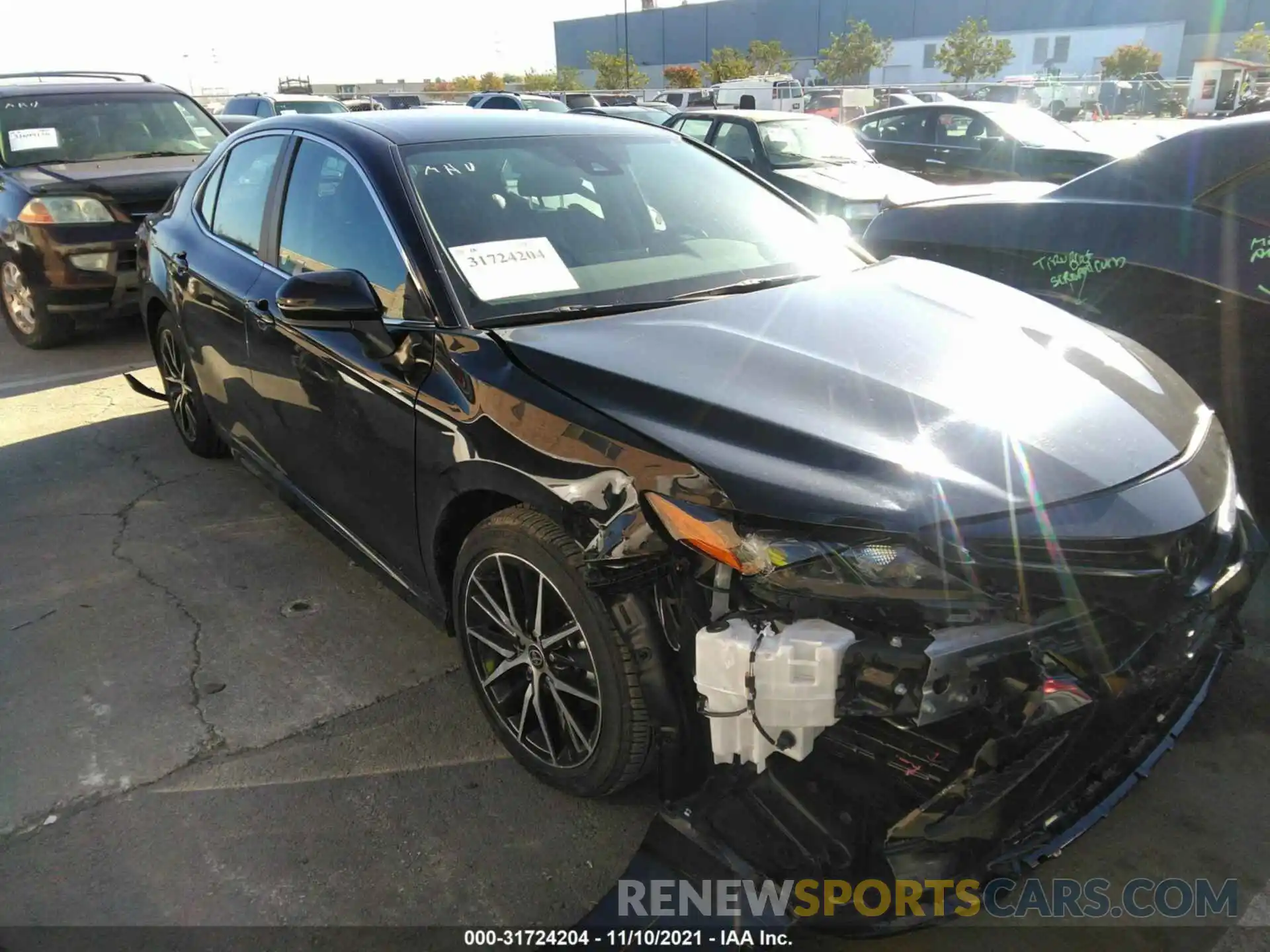 1 Photograph of a damaged car 4T1G11AK8MU467372 TOYOTA CAMRY 2021