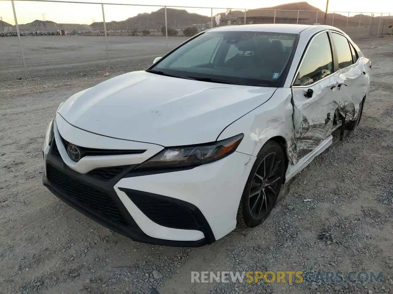 1 Photograph of a damaged car 4T1G11AK8MU468408 TOYOTA CAMRY 2021