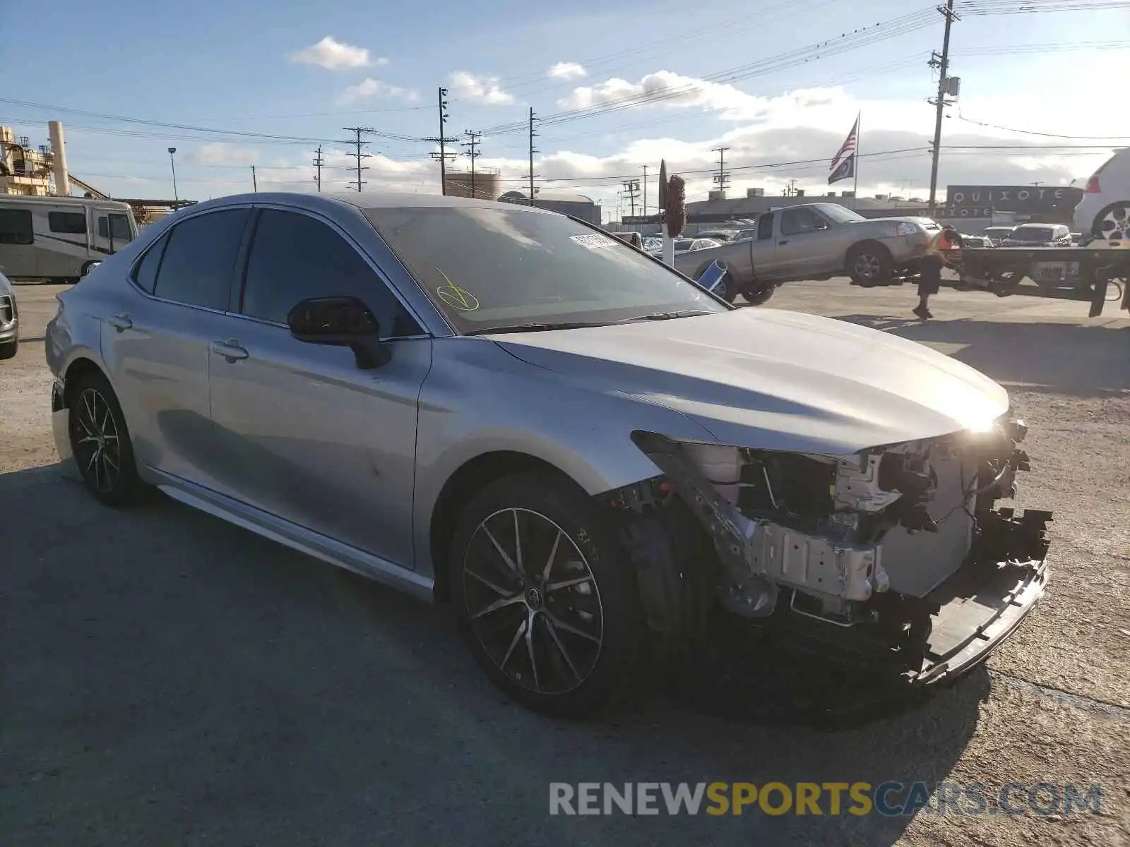 1 Photograph of a damaged car 4T1G11AK8MU493339 TOYOTA CAMRY 2021