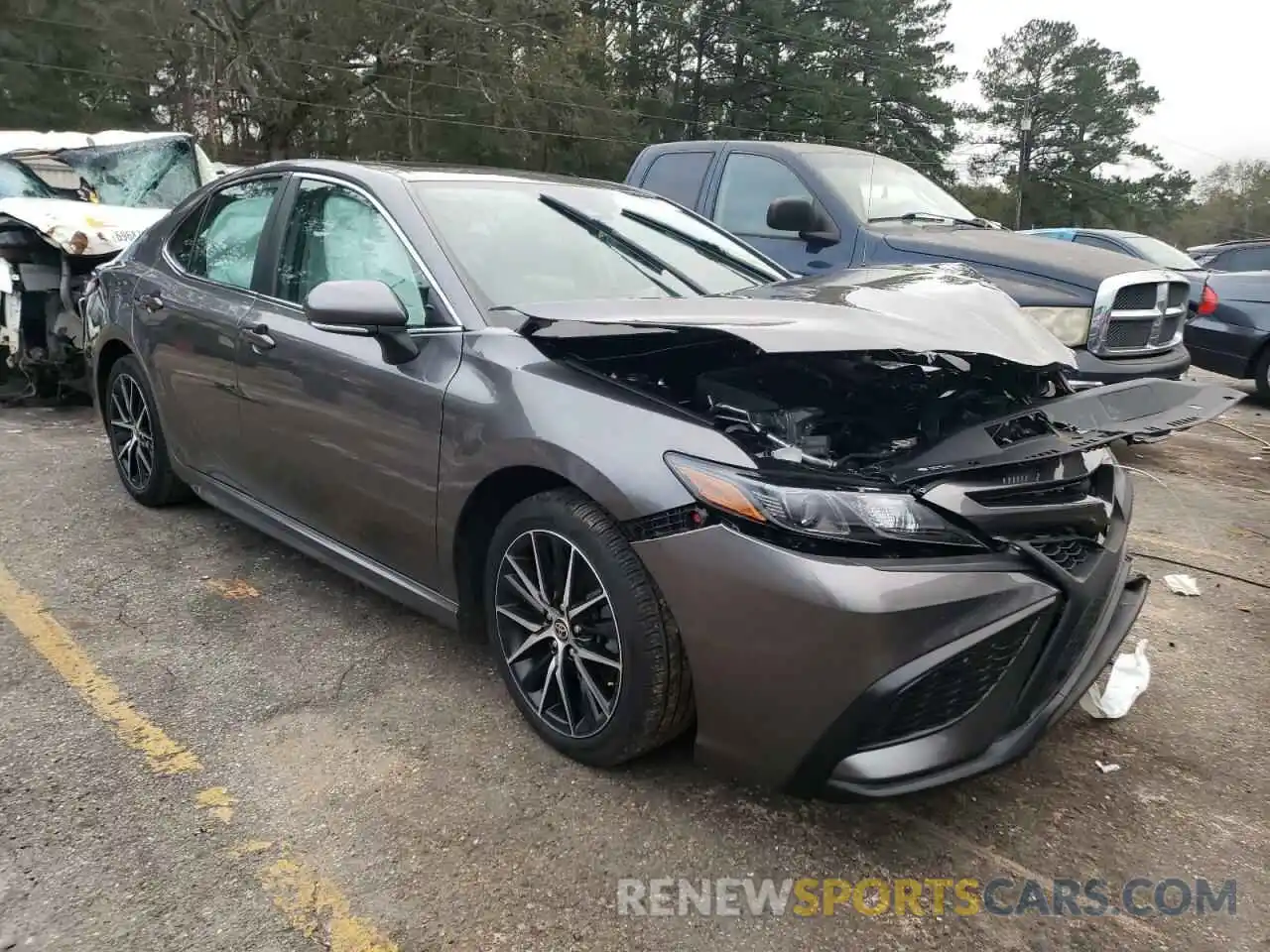 1 Photograph of a damaged car 4T1G11AK8MU515811 TOYOTA CAMRY 2021