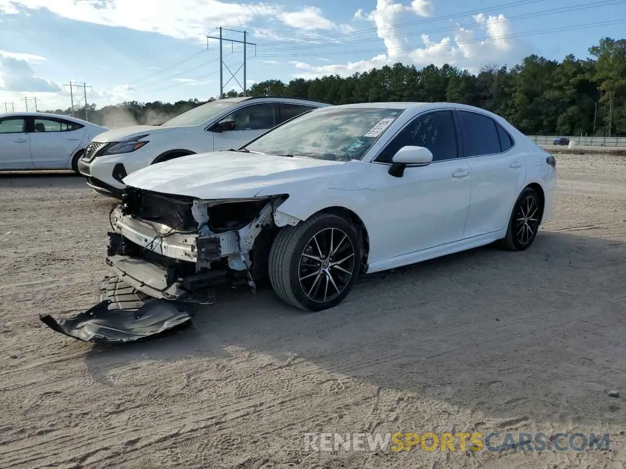 1 Photograph of a damaged car 4T1G11AK8MU517476 TOYOTA CAMRY 2021