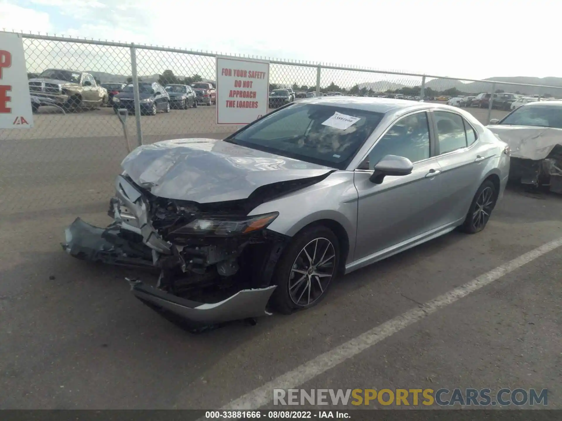 2 Photograph of a damaged car 4T1G11AK8MU523696 TOYOTA CAMRY 2021