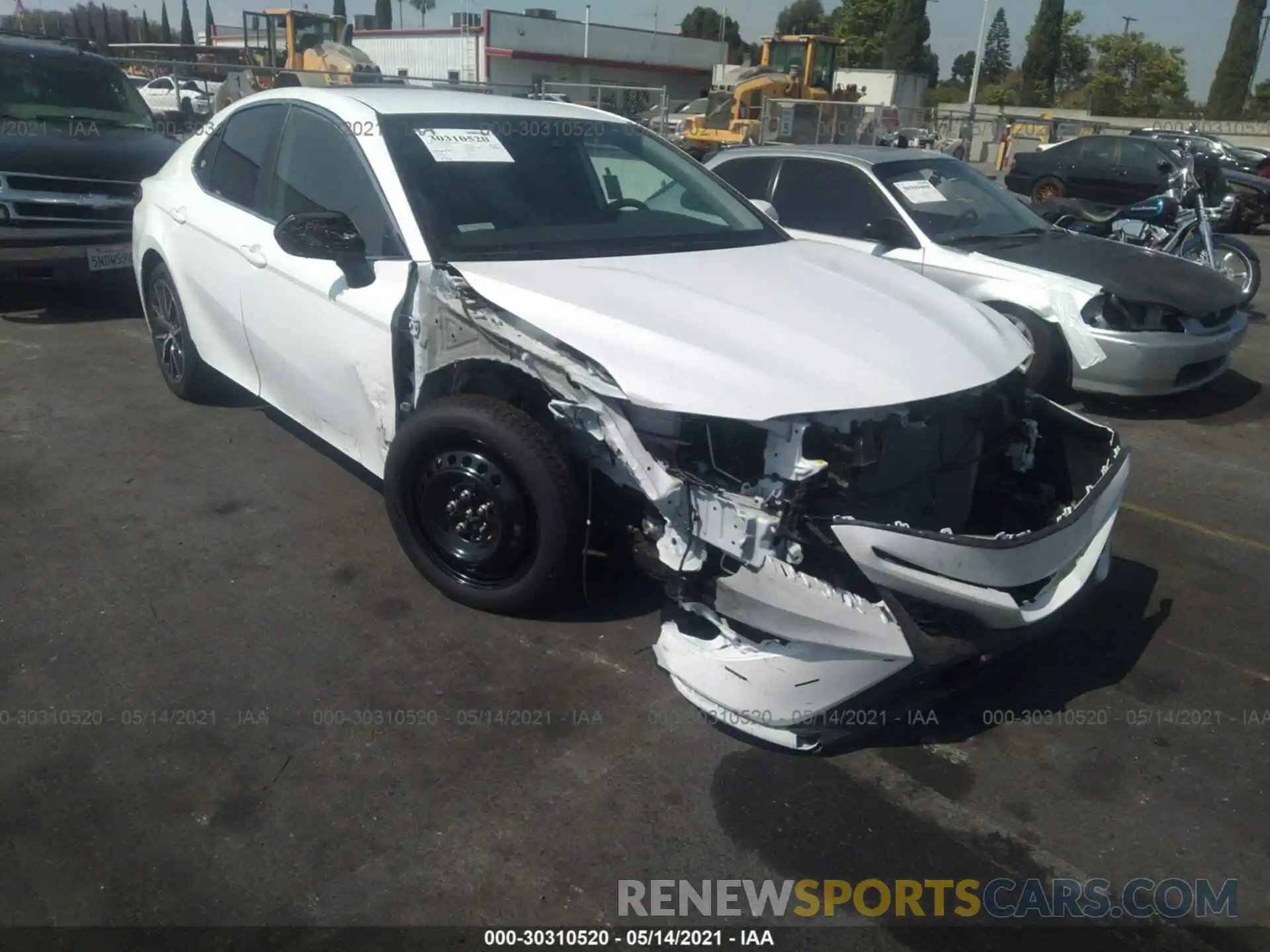 1 Photograph of a damaged car 4T1G11AK8MU536139 TOYOTA CAMRY 2021