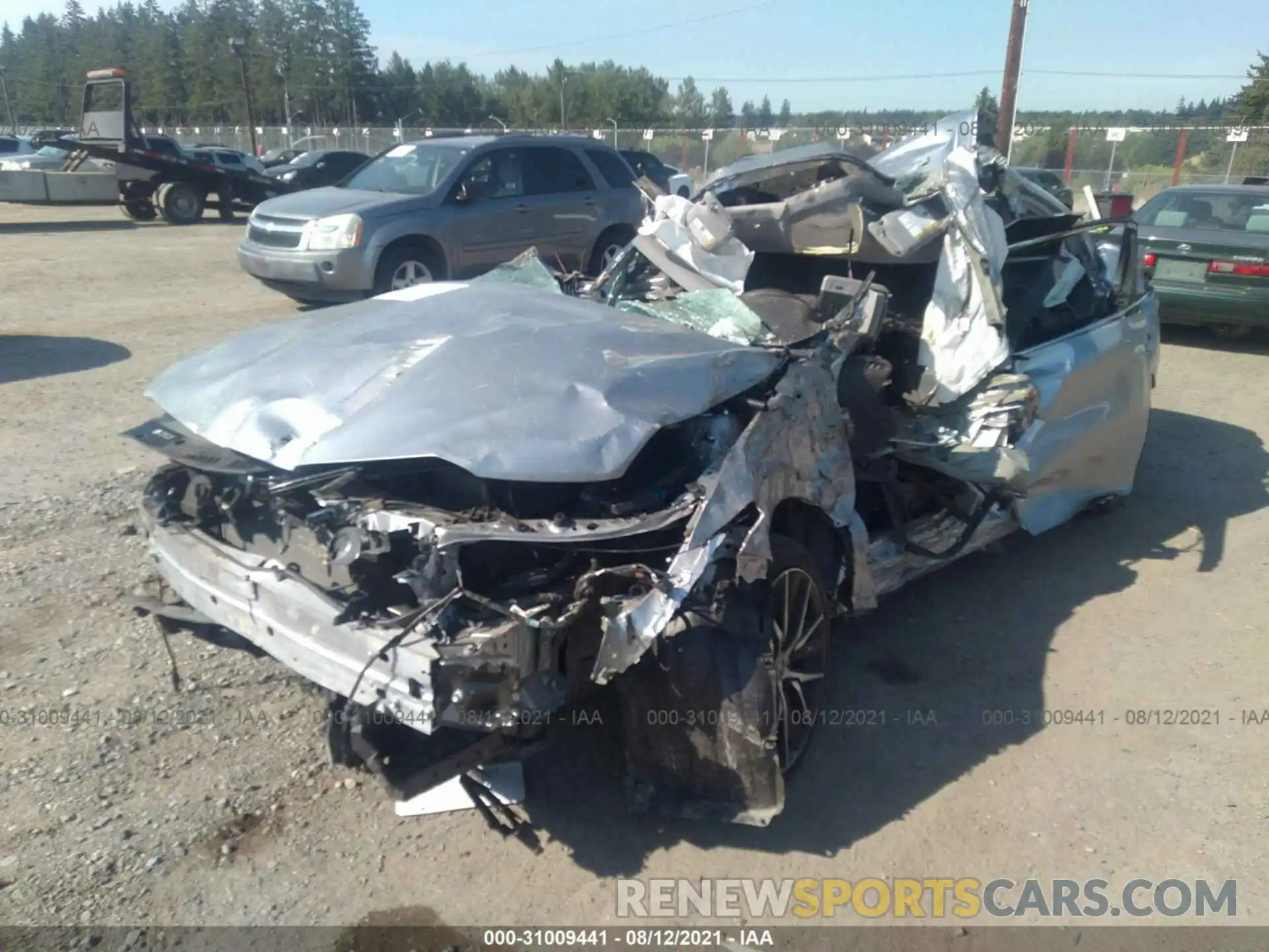 2 Photograph of a damaged car 4T1G11AK8MU537114 TOYOTA CAMRY 2021