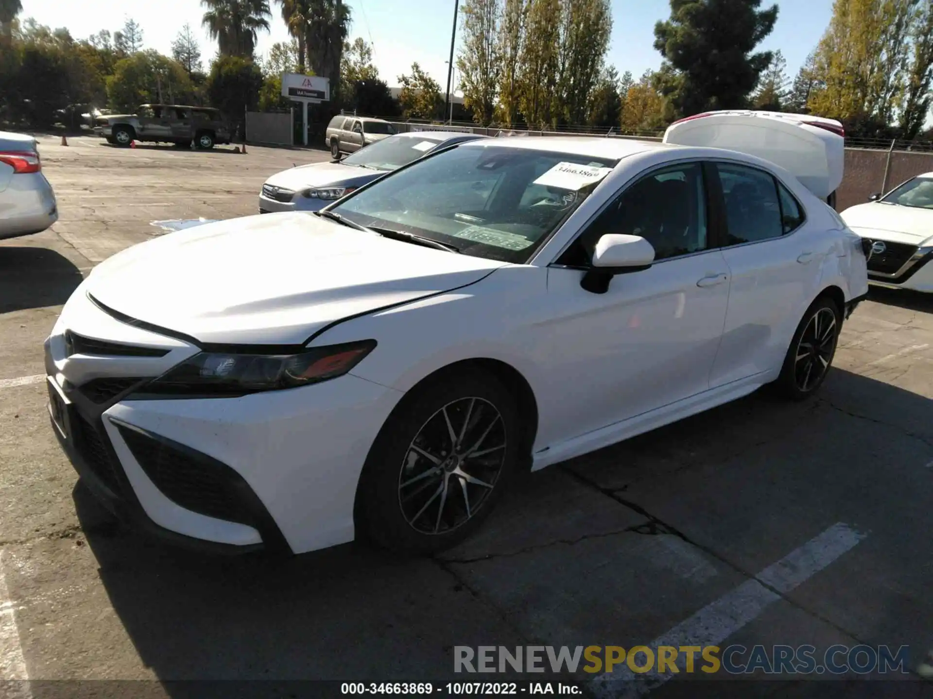 2 Photograph of a damaged car 4T1G11AK8MU540210 TOYOTA CAMRY 2021