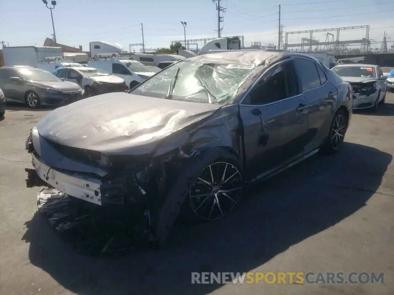 2 Photograph of a damaged car 4T1G11AK8MU544306 TOYOTA CAMRY 2021