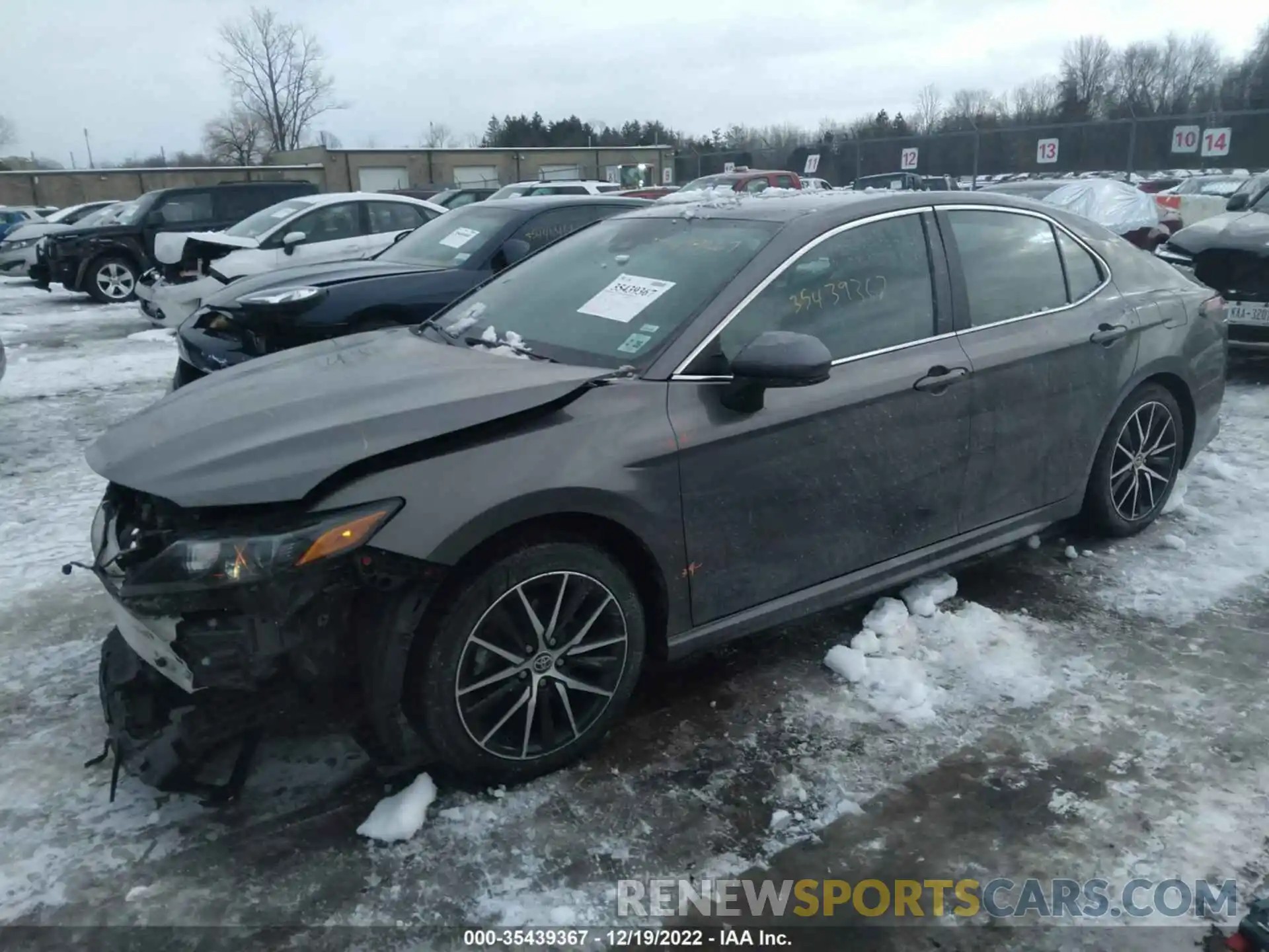 2 Photograph of a damaged car 4T1G11AK8MU549876 TOYOTA CAMRY 2021