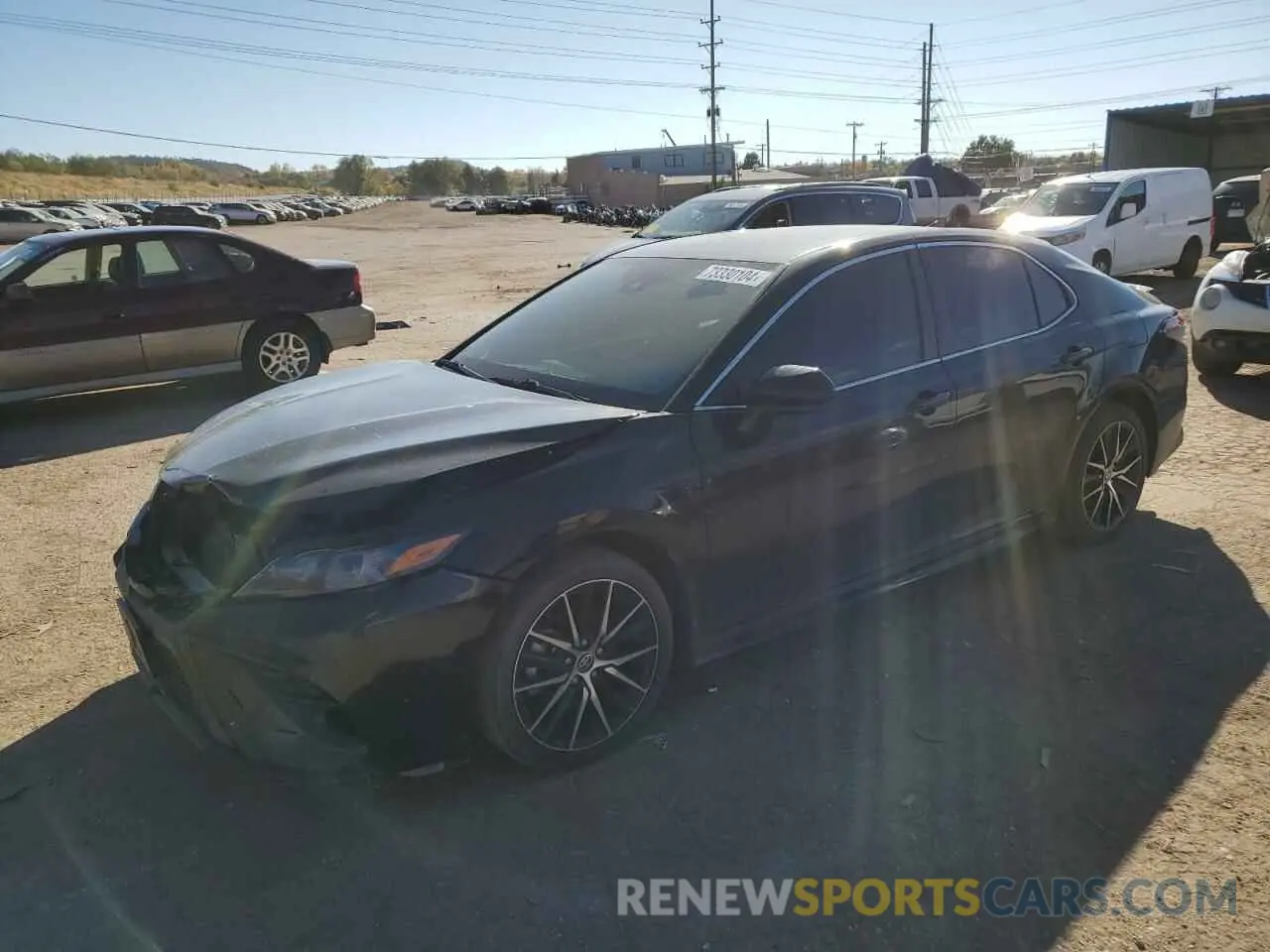 1 Photograph of a damaged car 4T1G11AK8MU586152 TOYOTA CAMRY 2021