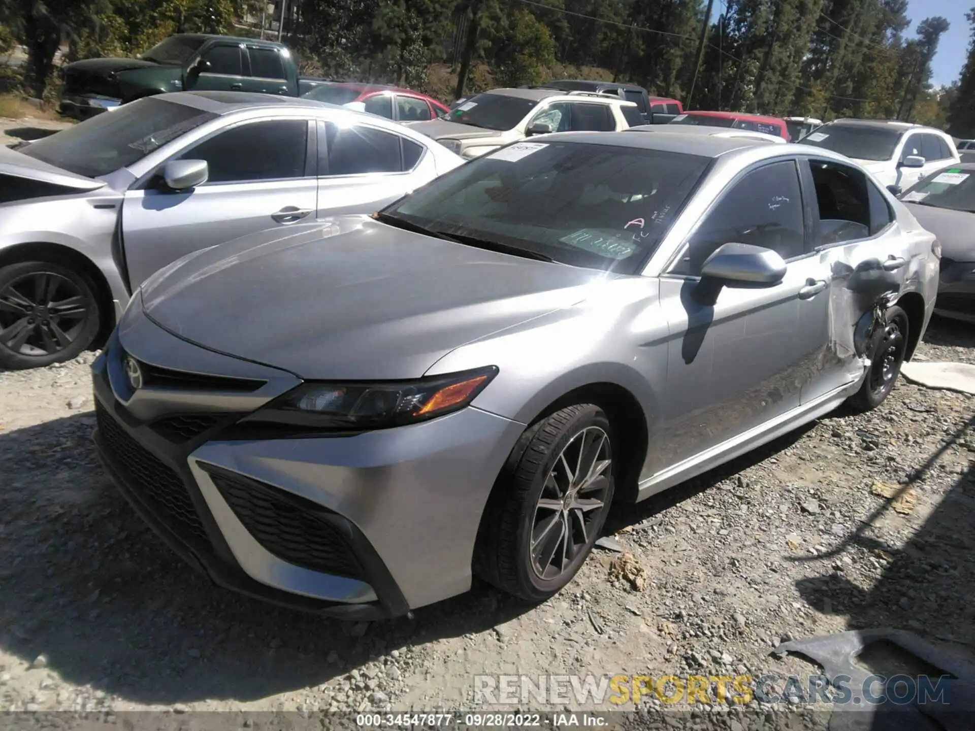 2 Photograph of a damaged car 4T1G11AK8MU591383 TOYOTA CAMRY 2021