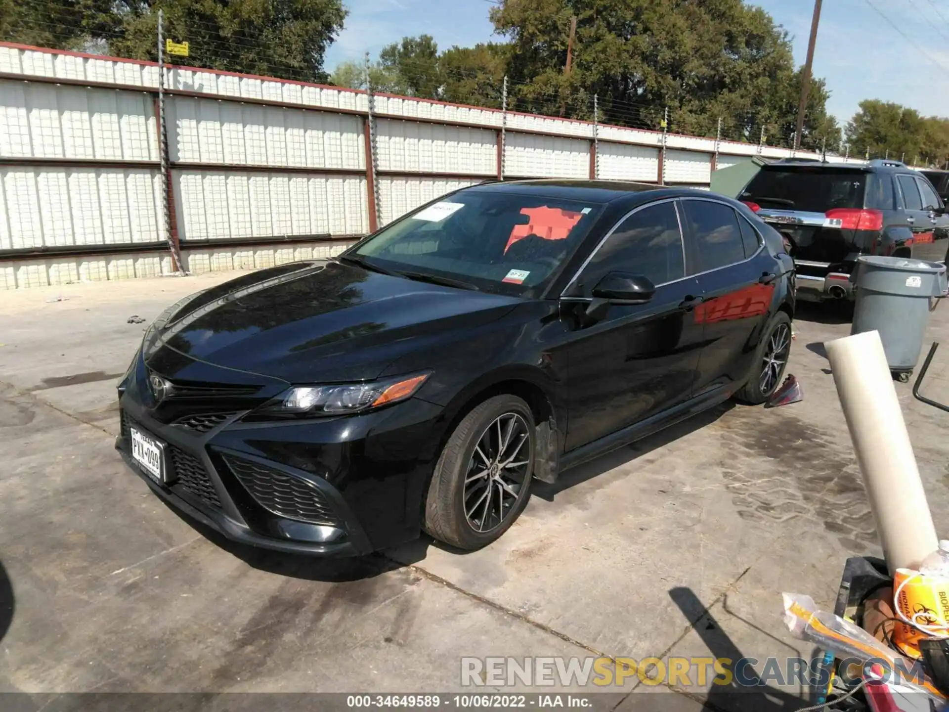 2 Photograph of a damaged car 4T1G11AK8MU602639 TOYOTA CAMRY 2021