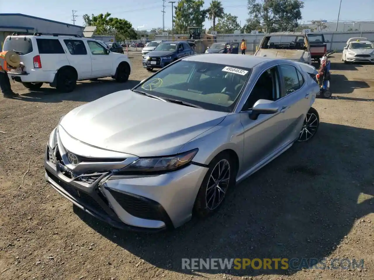 2 Photograph of a damaged car 4T1G11AK9MU404278 TOYOTA CAMRY 2021