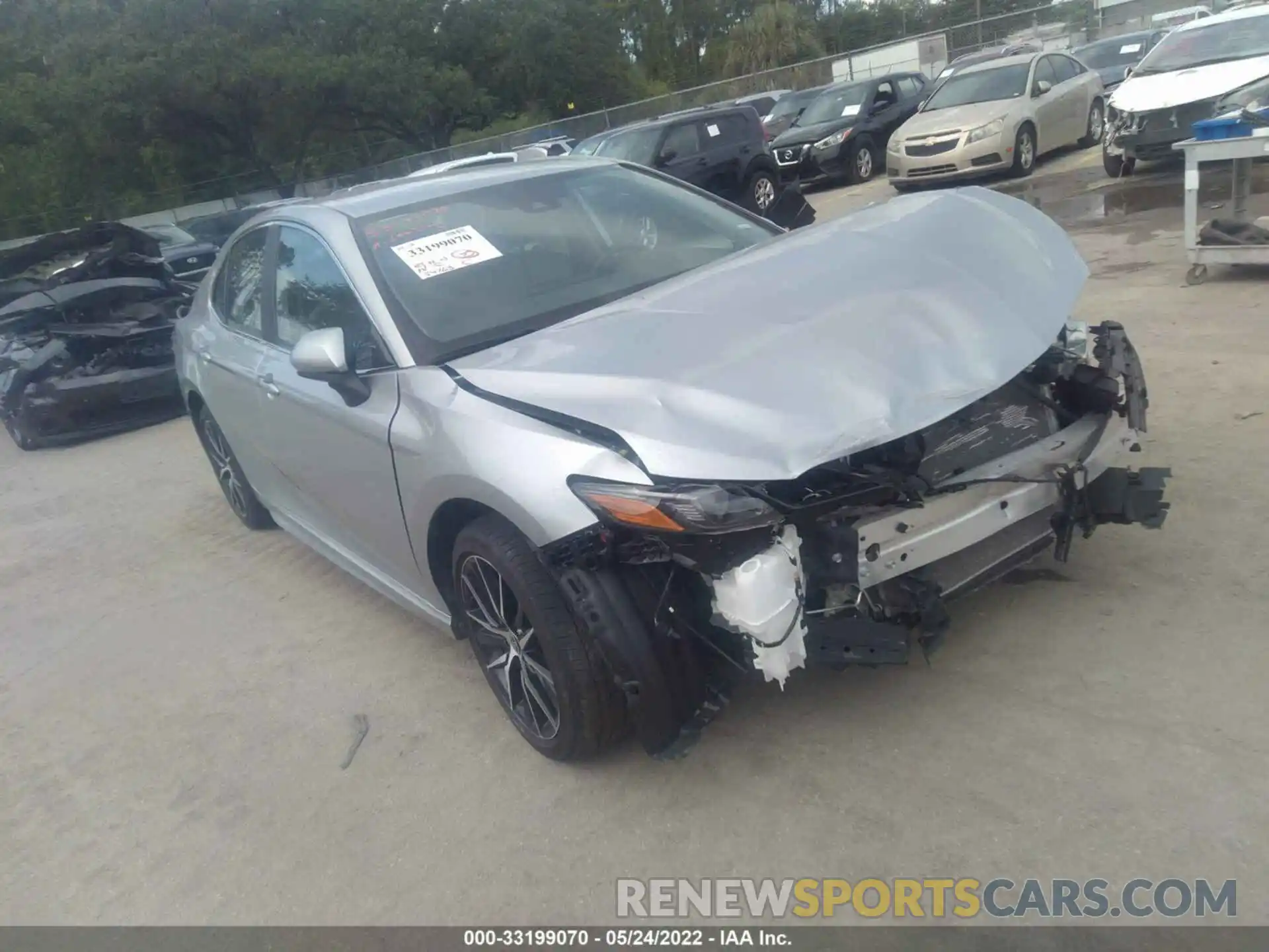 1 Photograph of a damaged car 4T1G11AK9MU416138 TOYOTA CAMRY 2021