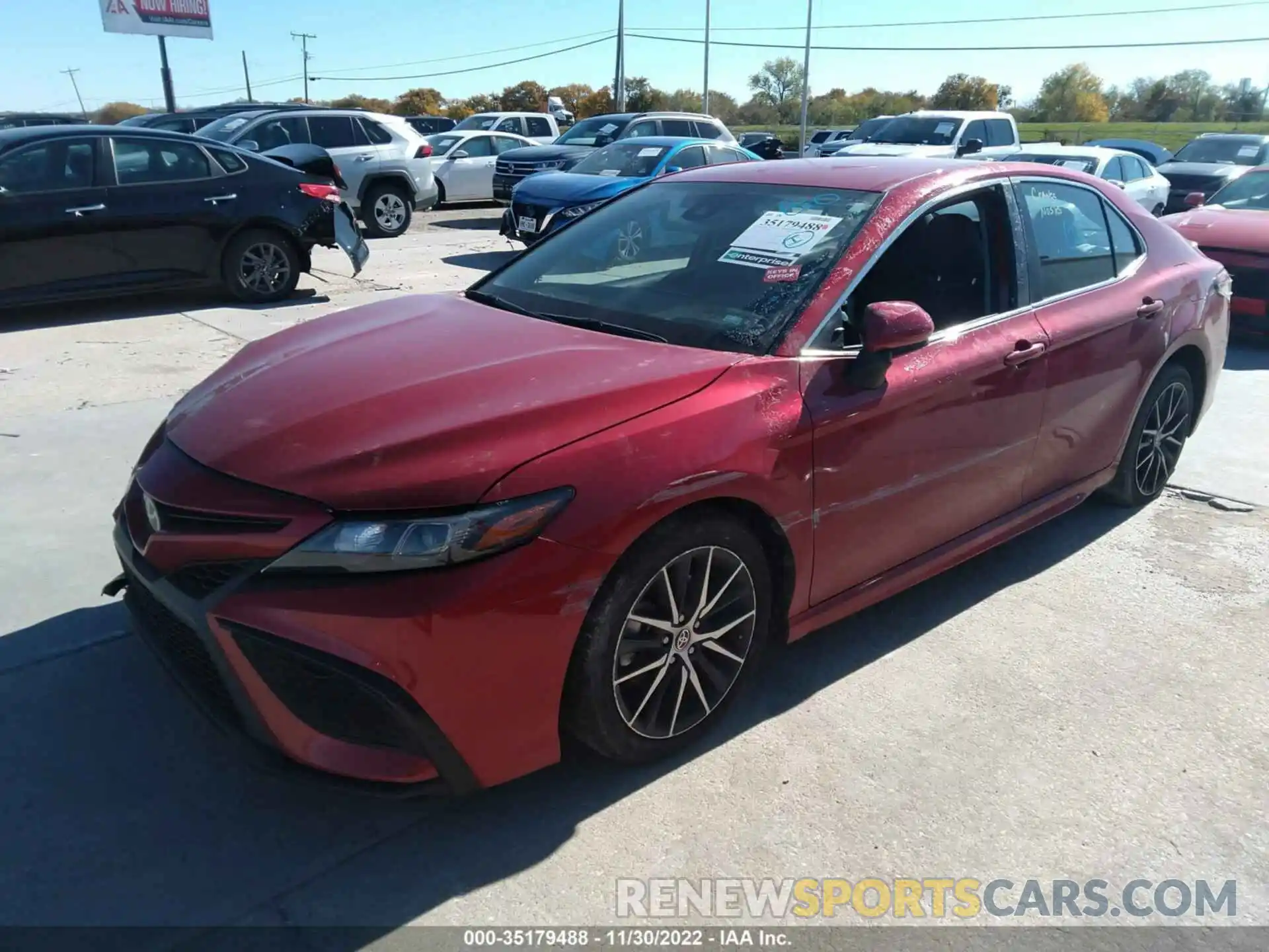 2 Photograph of a damaged car 4T1G11AK9MU427737 TOYOTA CAMRY 2021