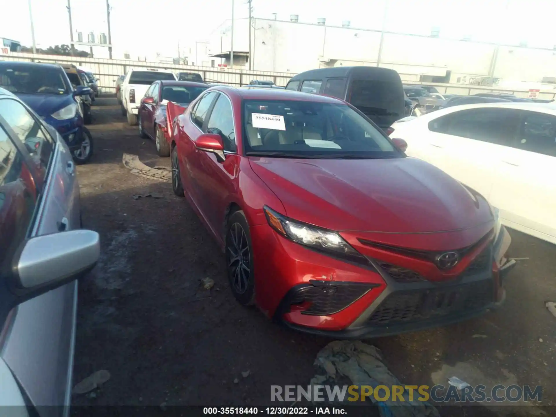 1 Photograph of a damaged car 4T1G11AK9MU428953 TOYOTA CAMRY 2021