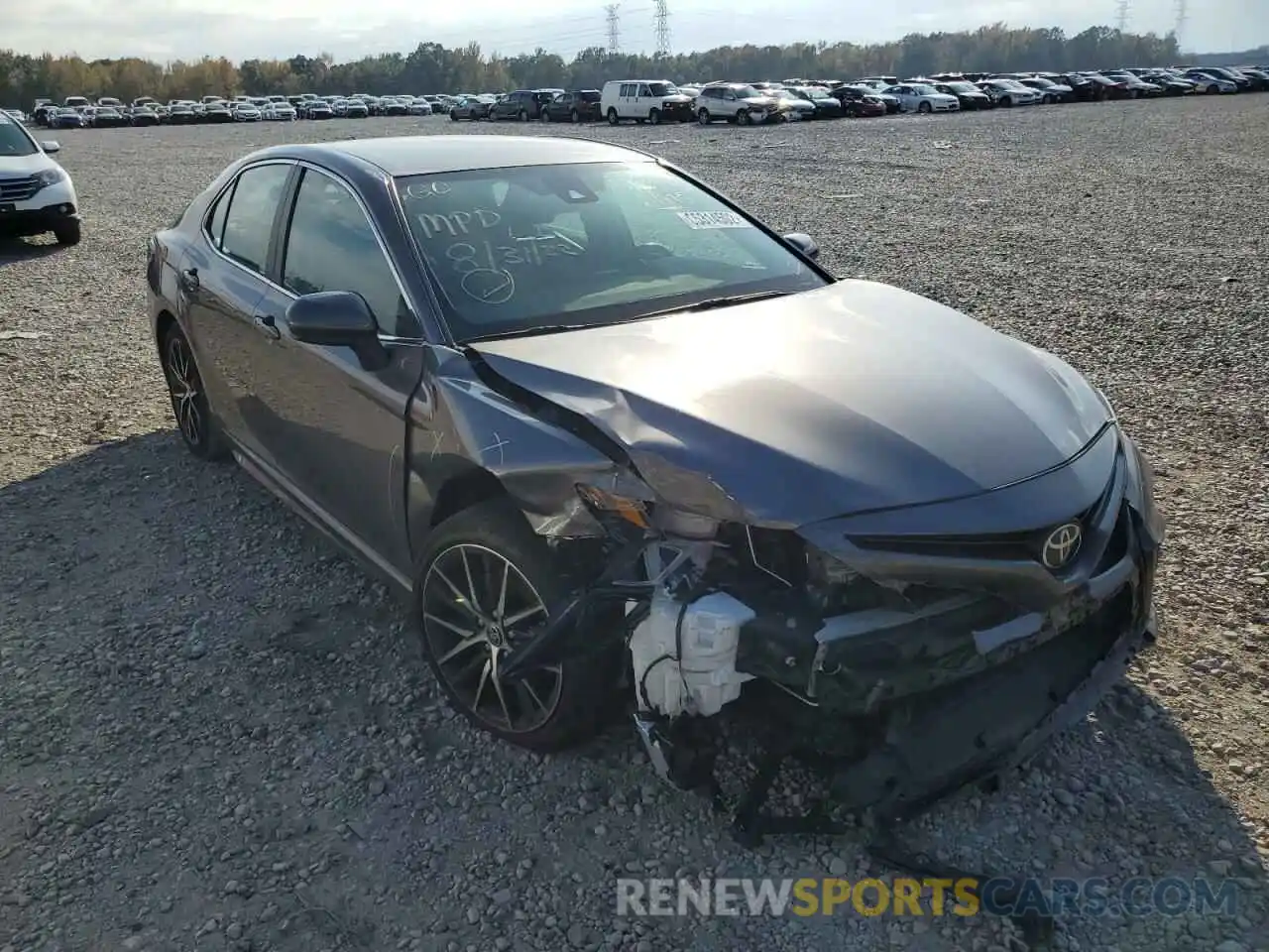 1 Photograph of a damaged car 4T1G11AK9MU432503 TOYOTA CAMRY 2021