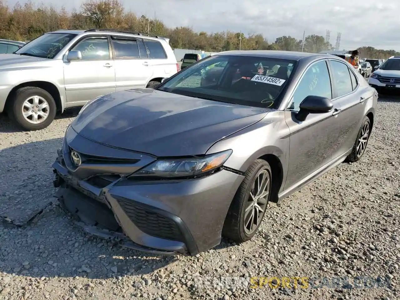 2 Photograph of a damaged car 4T1G11AK9MU432503 TOYOTA CAMRY 2021