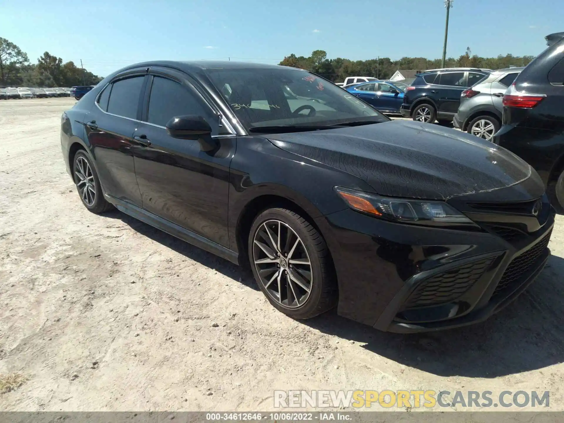 1 Photograph of a damaged car 4T1G11AK9MU448717 TOYOTA CAMRY 2021