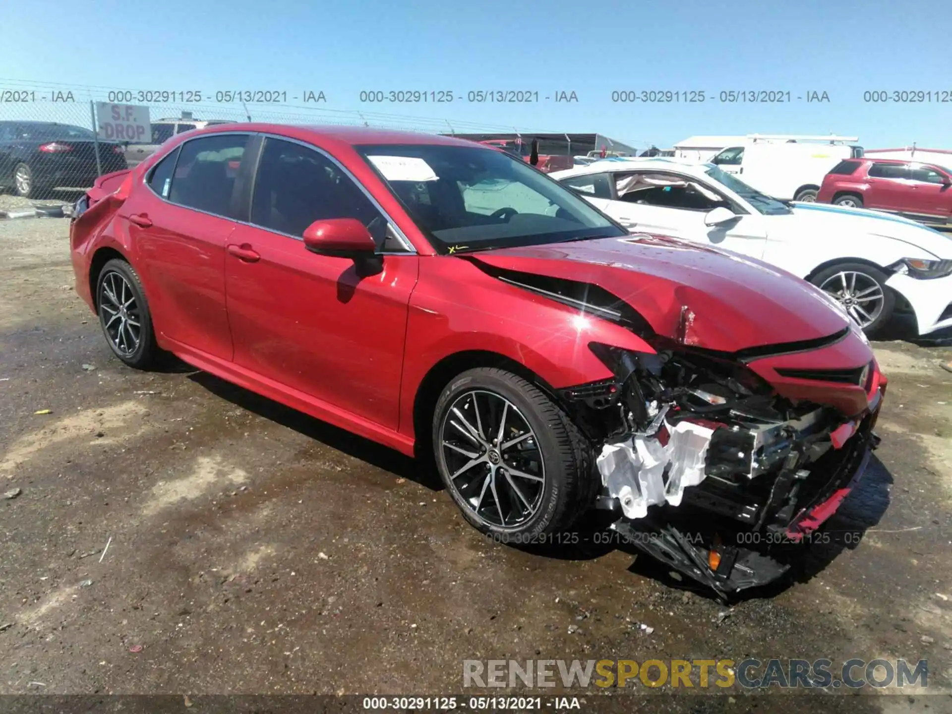 1 Photograph of a damaged car 4T1G11AK9MU449253 TOYOTA CAMRY 2021