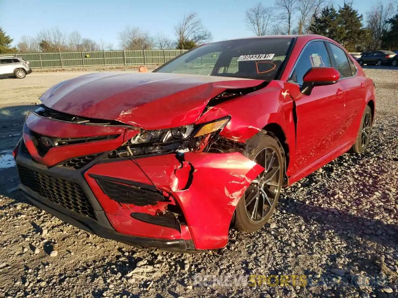 2 Photograph of a damaged car 4T1G11AK9MU454775 TOYOTA CAMRY 2021