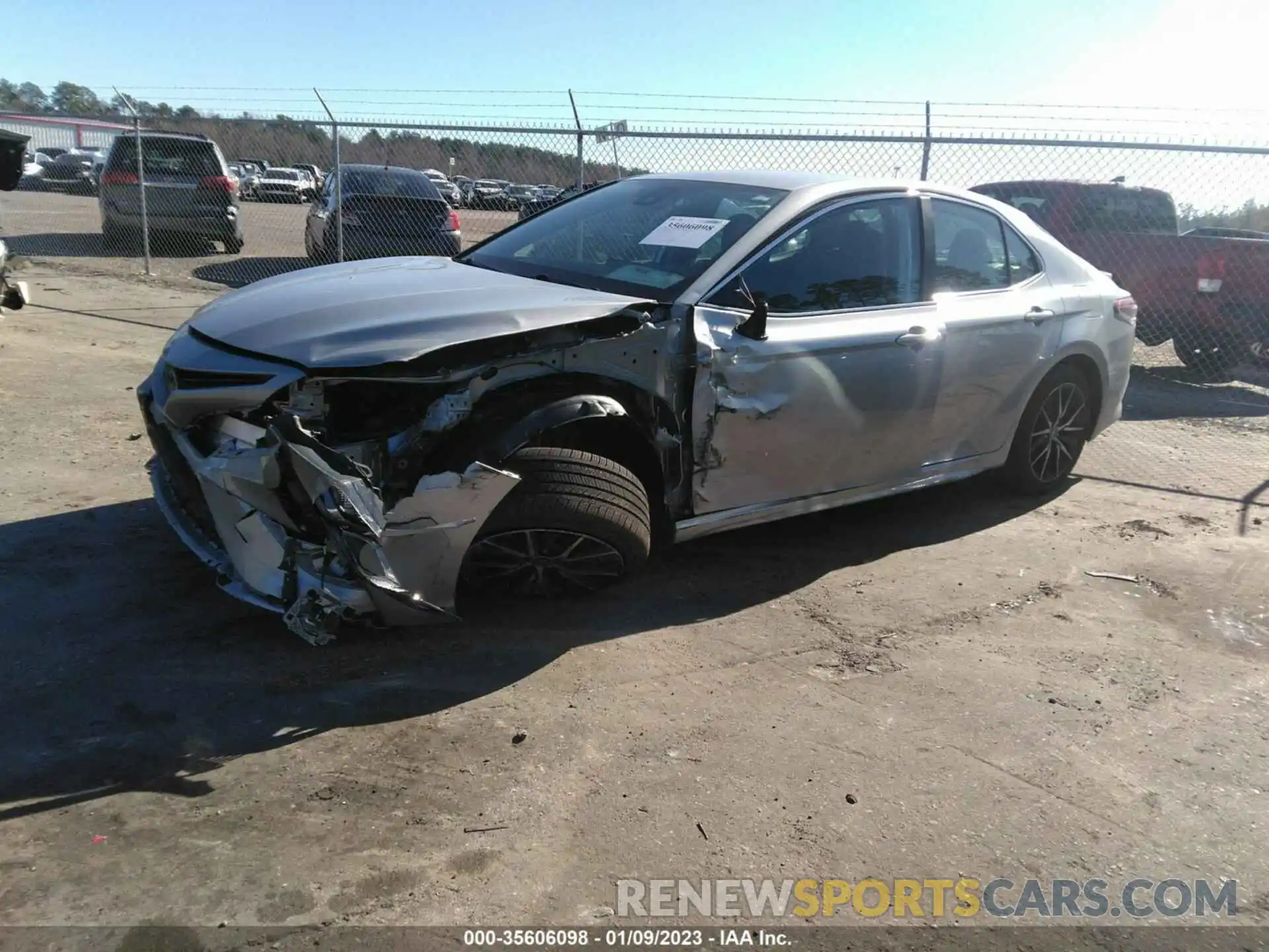 2 Photograph of a damaged car 4T1G11AK9MU455943 TOYOTA CAMRY 2021