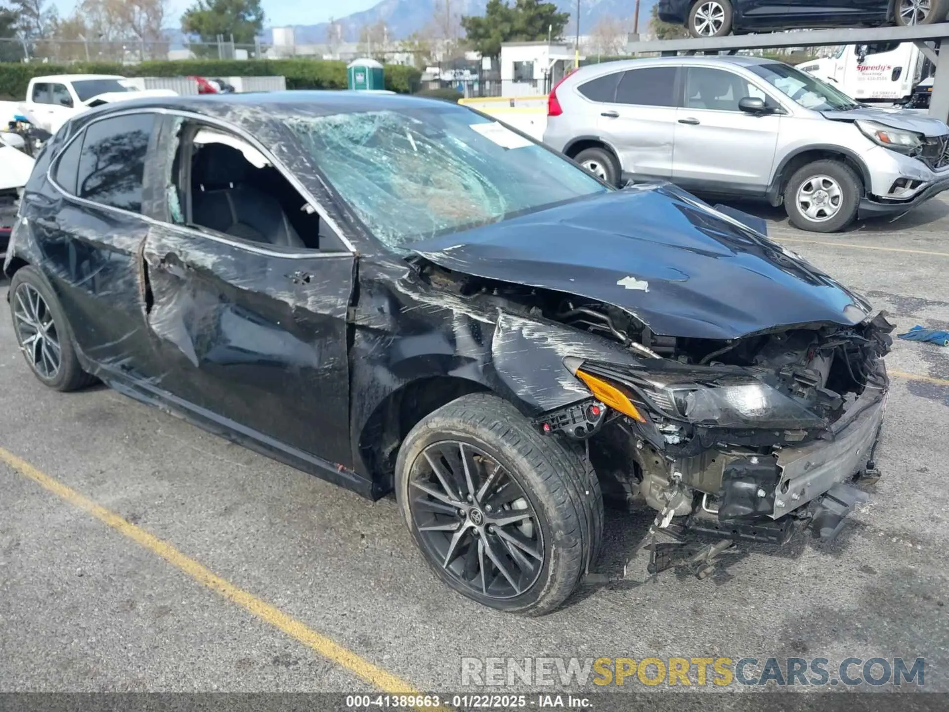 1 Photograph of a damaged car 4T1G11AK9MU463783 TOYOTA CAMRY 2021