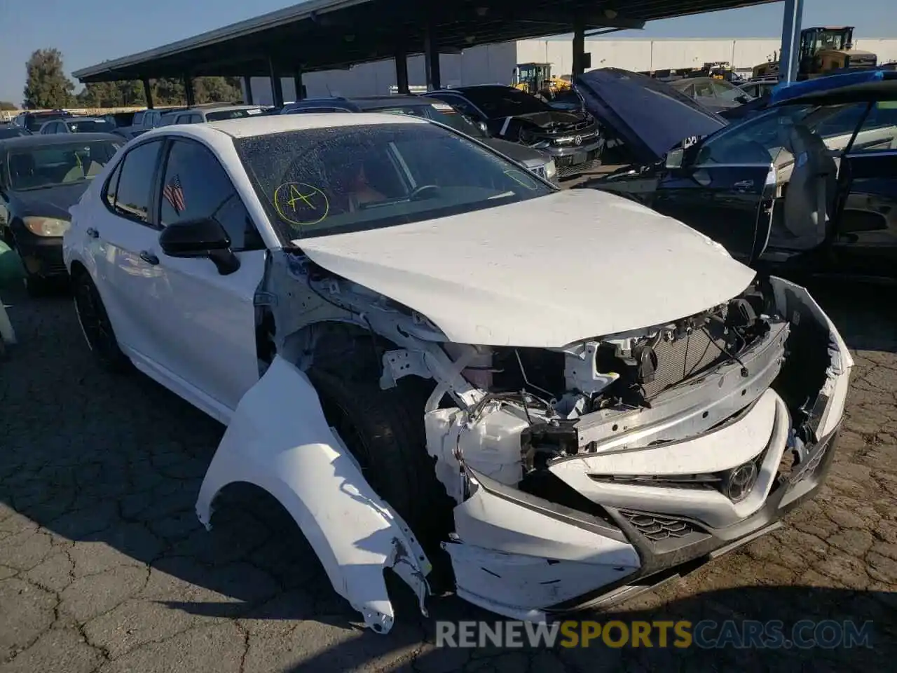 1 Photograph of a damaged car 4T1G11AK9MU483130 TOYOTA CAMRY 2021