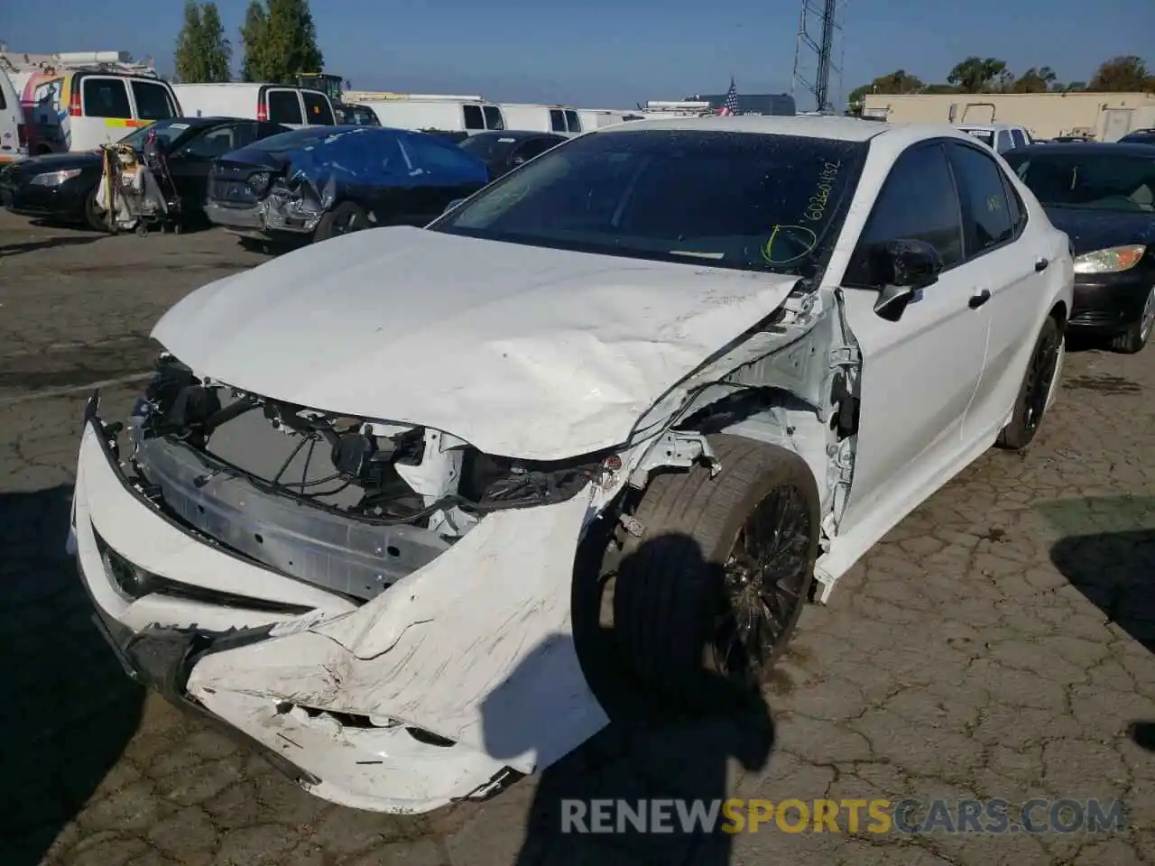 2 Photograph of a damaged car 4T1G11AK9MU483130 TOYOTA CAMRY 2021