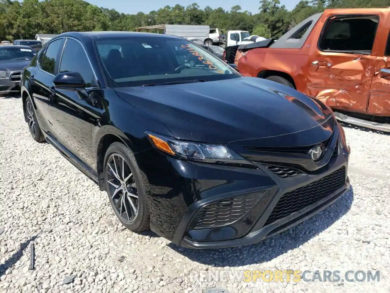 1 Photograph of a damaged car 4T1G11AK9MU489879 TOYOTA CAMRY 2021