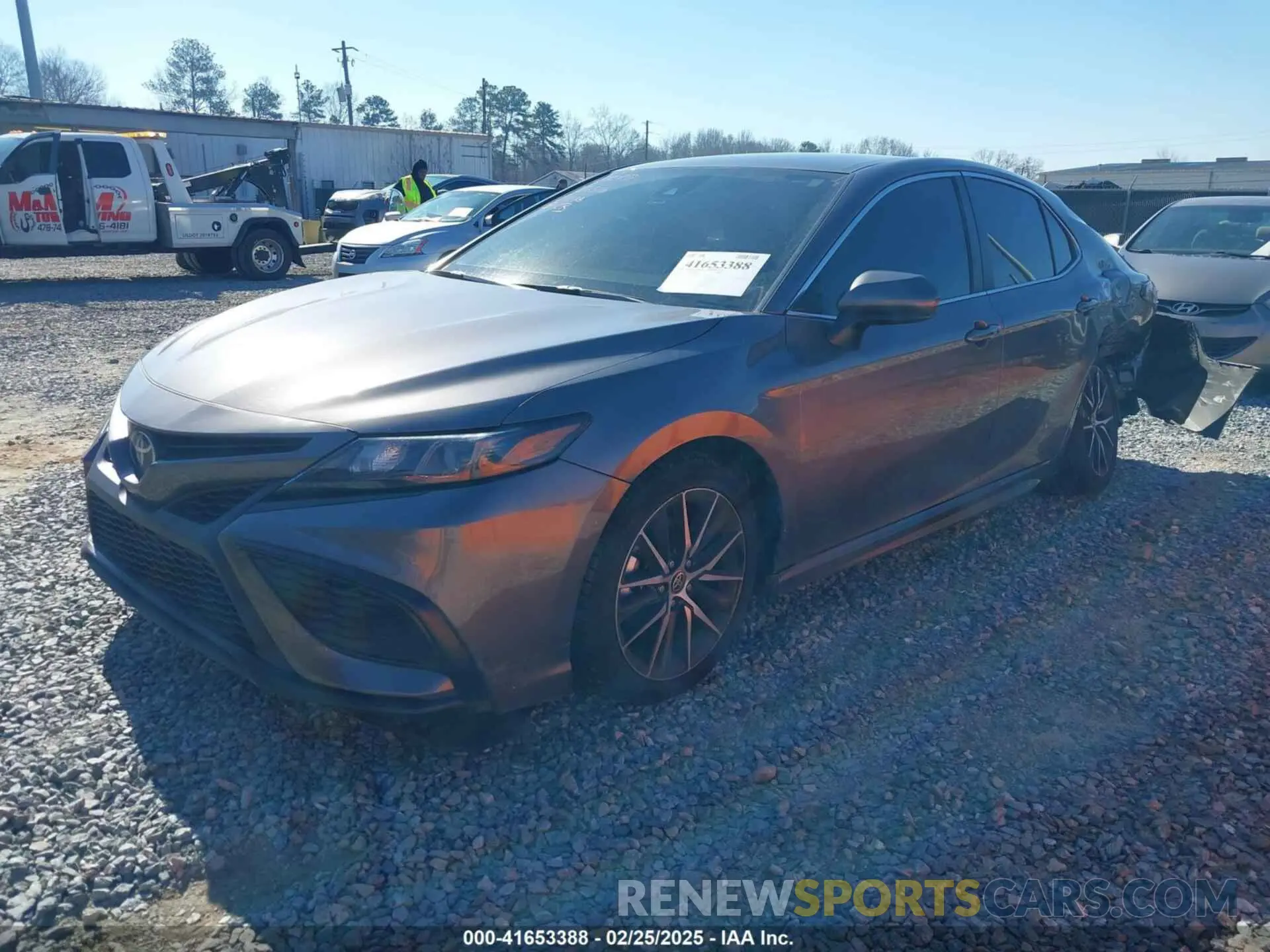 2 Photograph of a damaged car 4T1G11AK9MU493317 TOYOTA CAMRY 2021