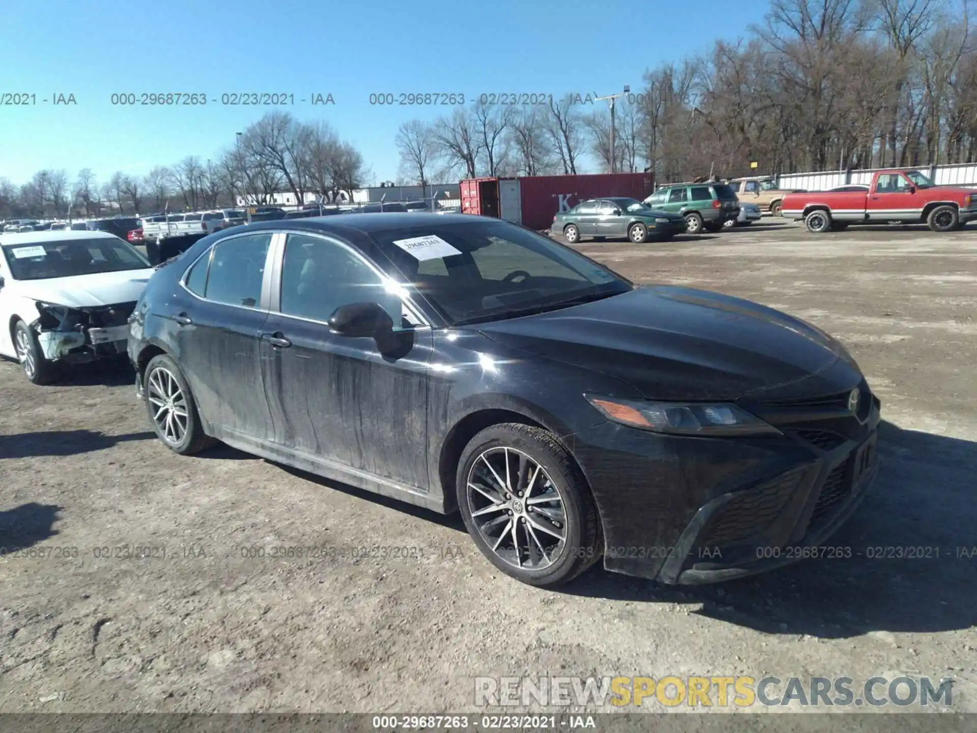 1 Photograph of a damaged car 4T1G11AK9MU519530 TOYOTA CAMRY 2021