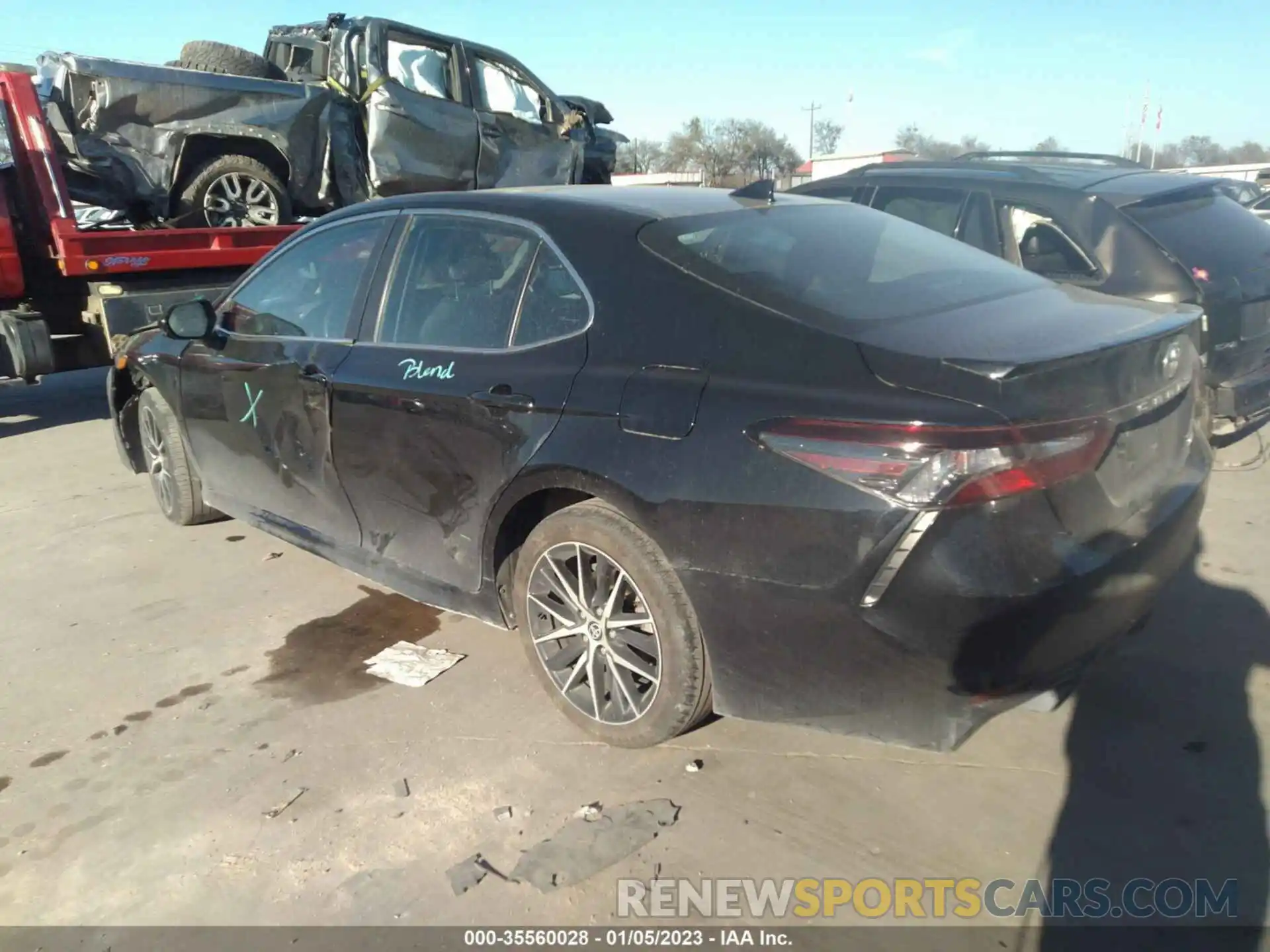 3 Photograph of a damaged car 4T1G11AK9MU523240 TOYOTA CAMRY 2021