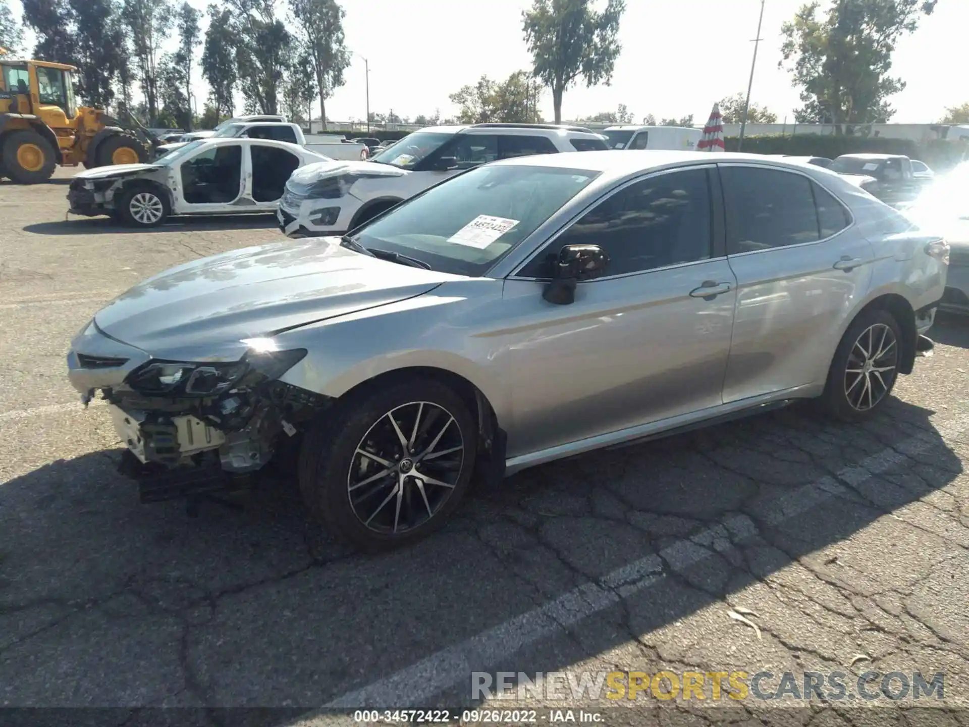 2 Photograph of a damaged car 4T1G11AK9MU534559 TOYOTA CAMRY 2021