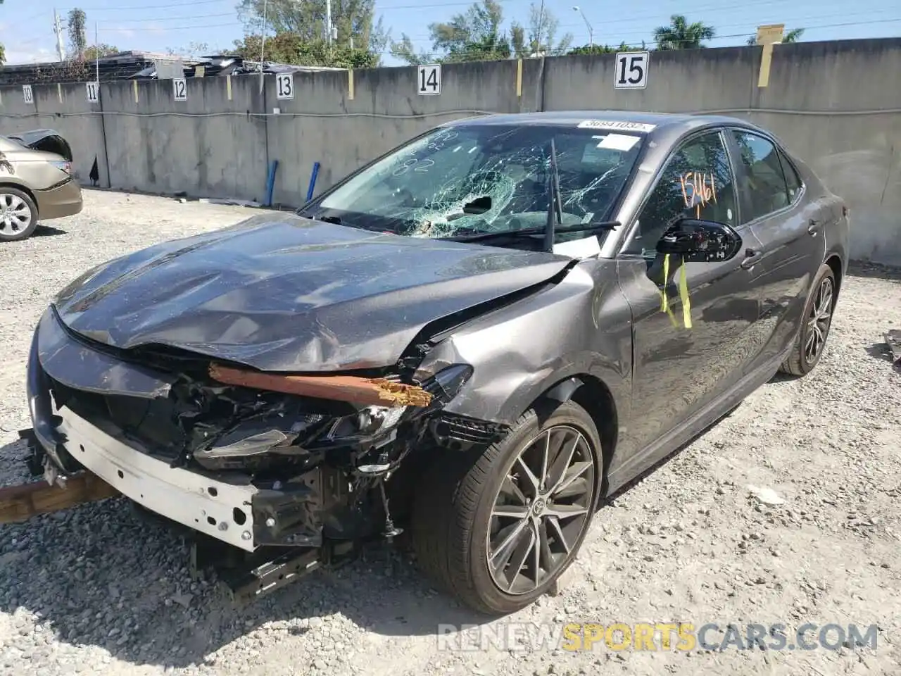 2 Photograph of a damaged car 4T1G11AK9MU554682 TOYOTA CAMRY 2021