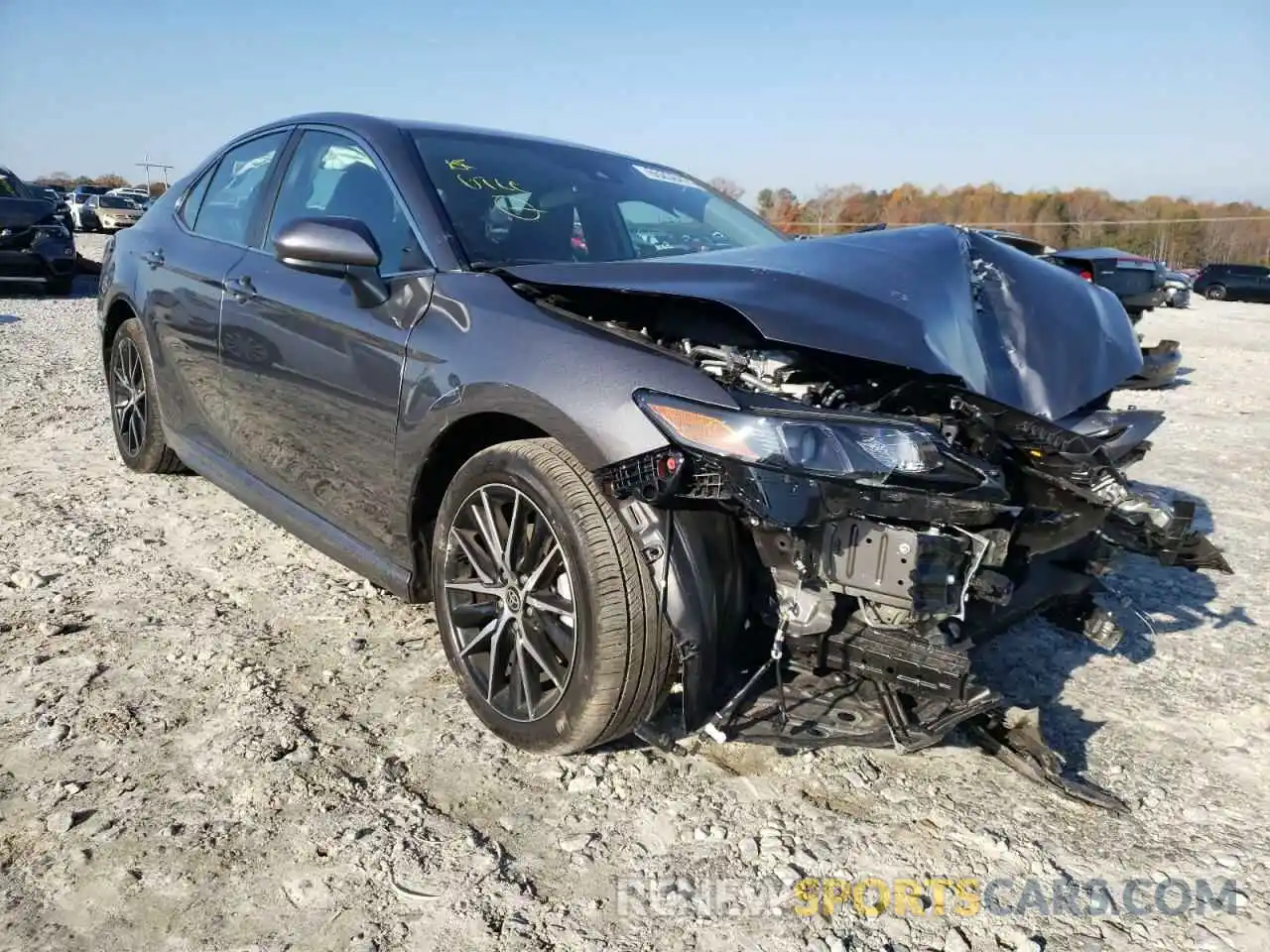 1 Photograph of a damaged car 4T1G11AK9MU556089 TOYOTA CAMRY 2021