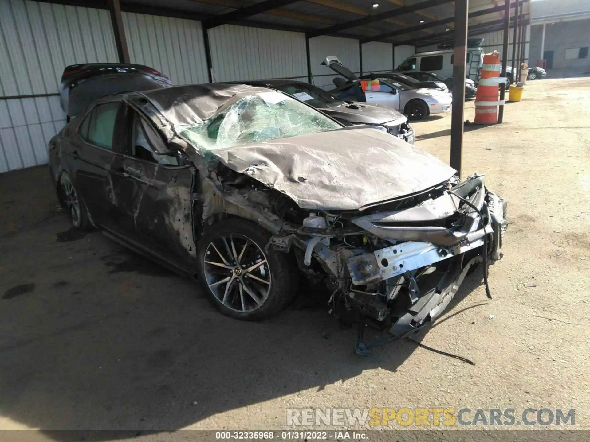 1 Photograph of a damaged car 4T1G11AK9MU605663 TOYOTA CAMRY 2021