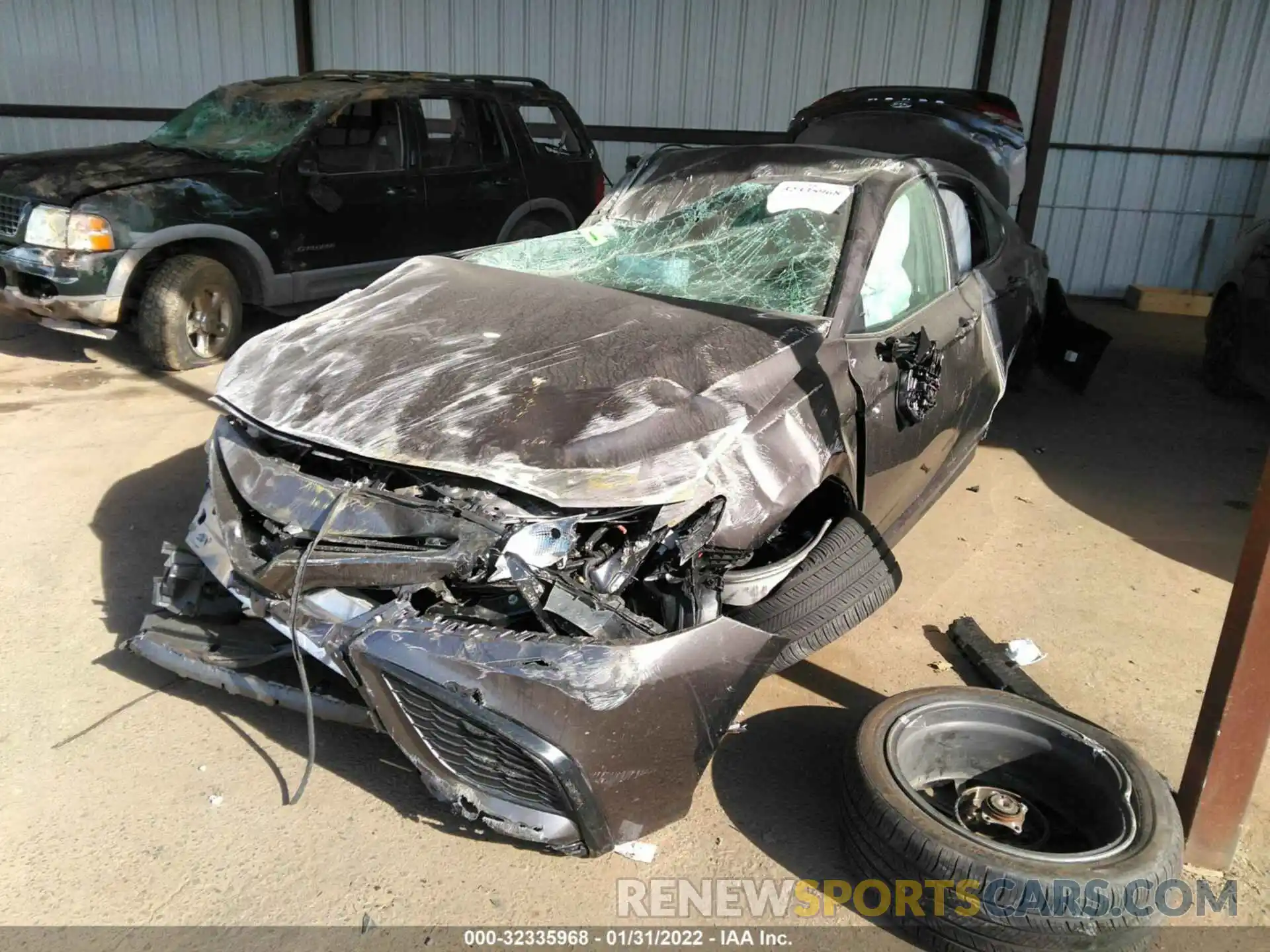 2 Photograph of a damaged car 4T1G11AK9MU605663 TOYOTA CAMRY 2021