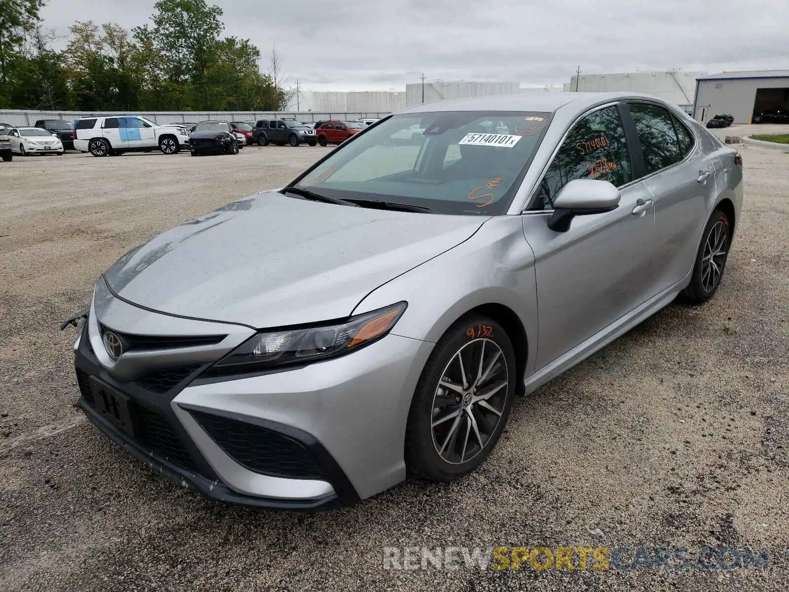 2 Photograph of a damaged car 4T1G11AK9MU613178 TOYOTA CAMRY 2021