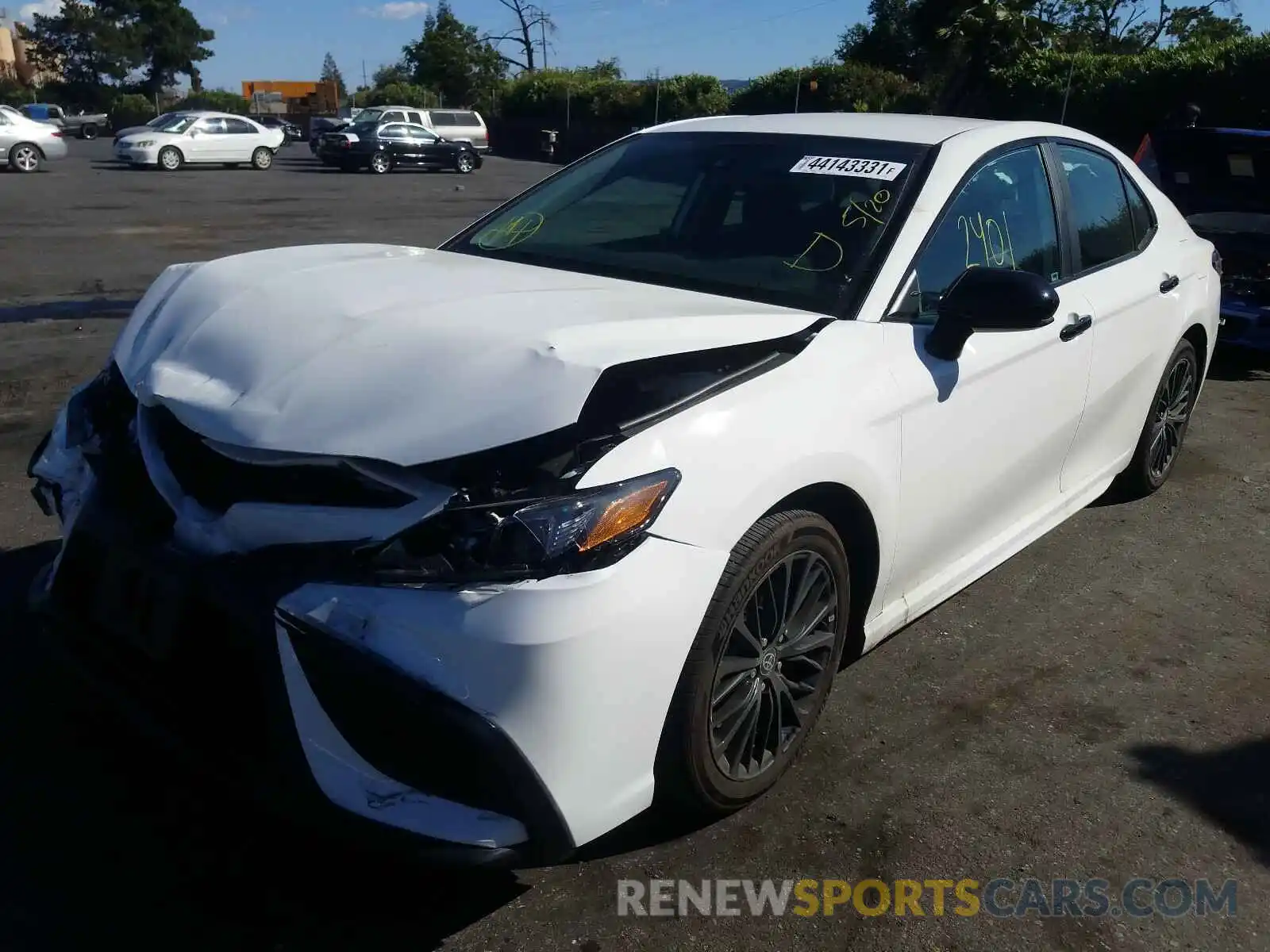 2 Photograph of a damaged car 4T1G11AKXMU402586 TOYOTA CAMRY 2021