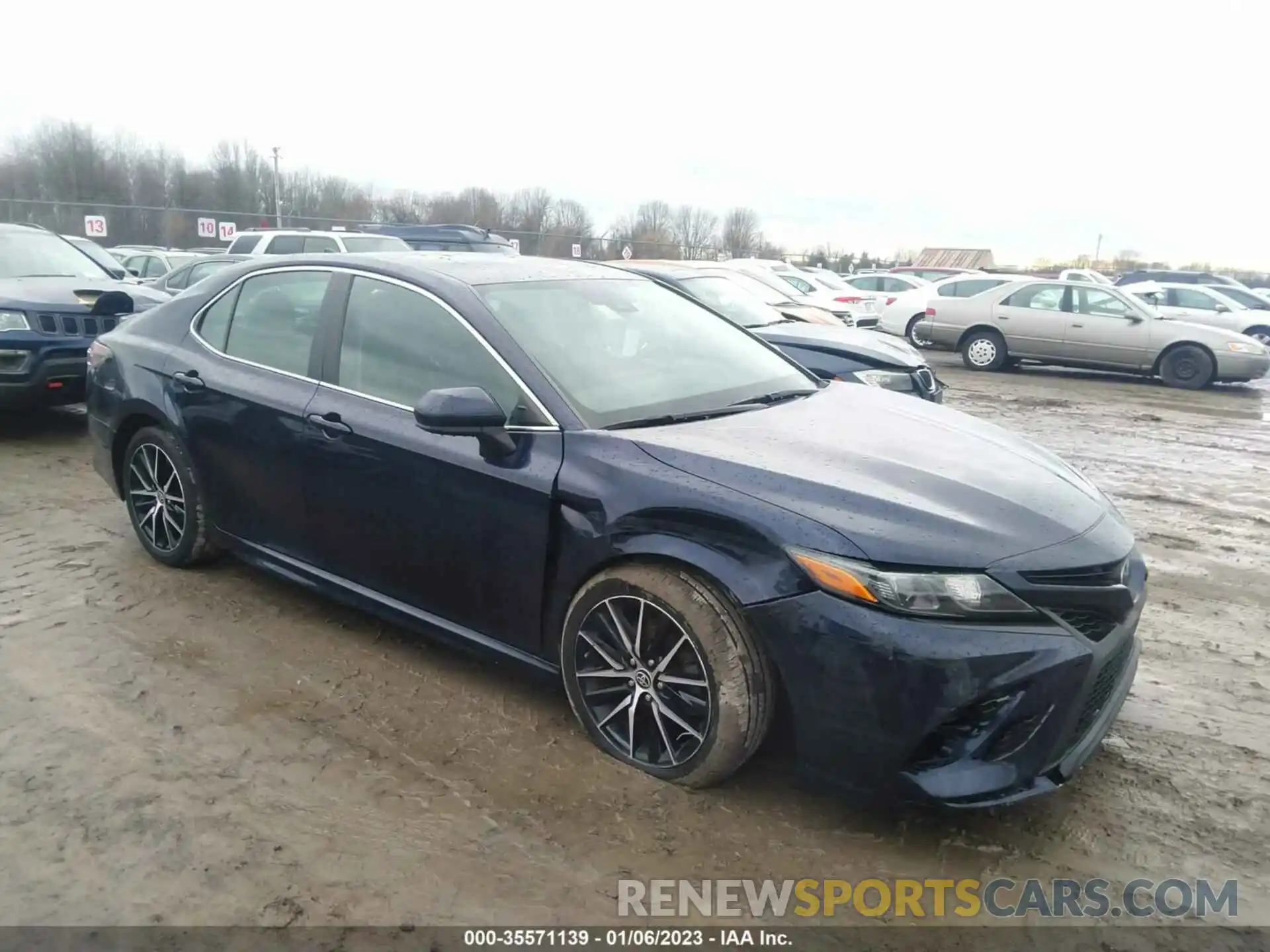 1 Photograph of a damaged car 4T1G11AKXMU406878 TOYOTA CAMRY 2021