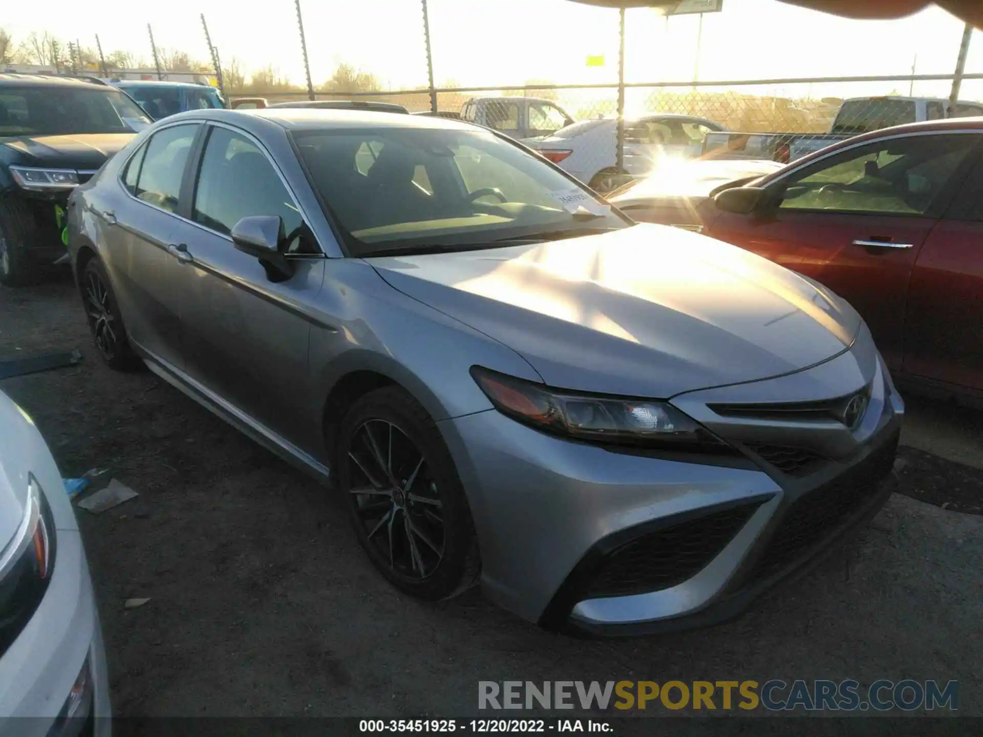 1 Photograph of a damaged car 4T1G11AKXMU407254 TOYOTA CAMRY 2021