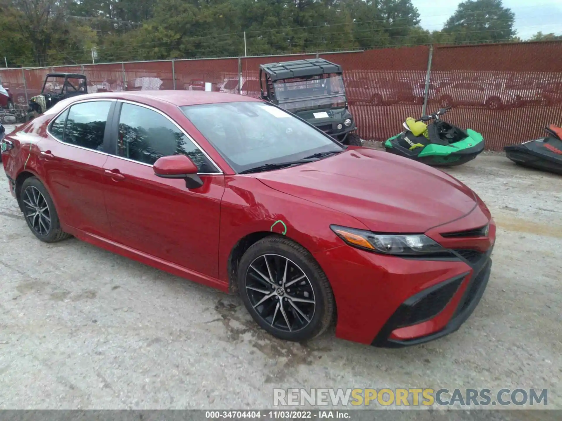 1 Photograph of a damaged car 4T1G11AKXMU409585 TOYOTA CAMRY 2021