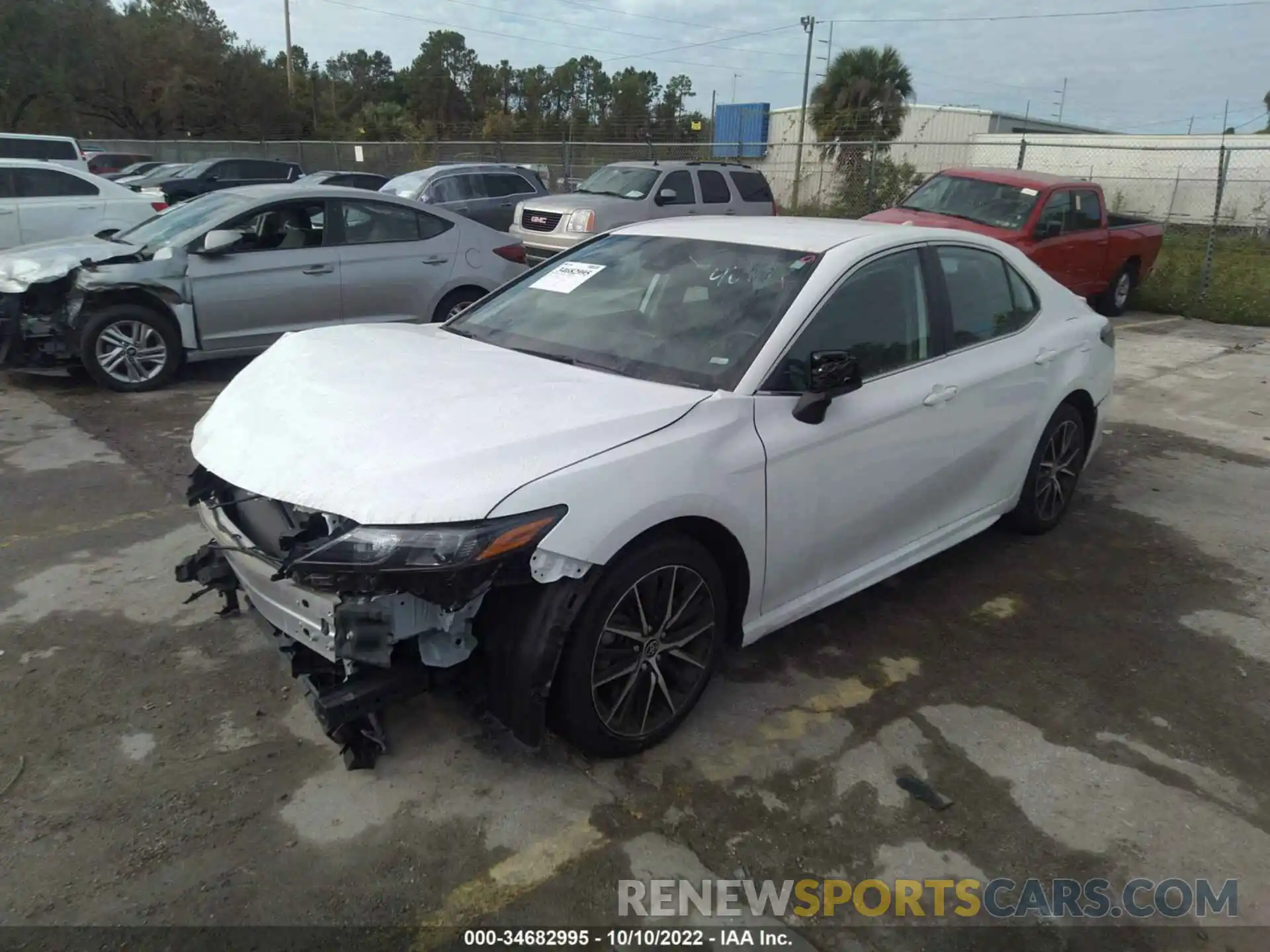 2 Photograph of a damaged car 4T1G11AKXMU414639 TOYOTA CAMRY 2021