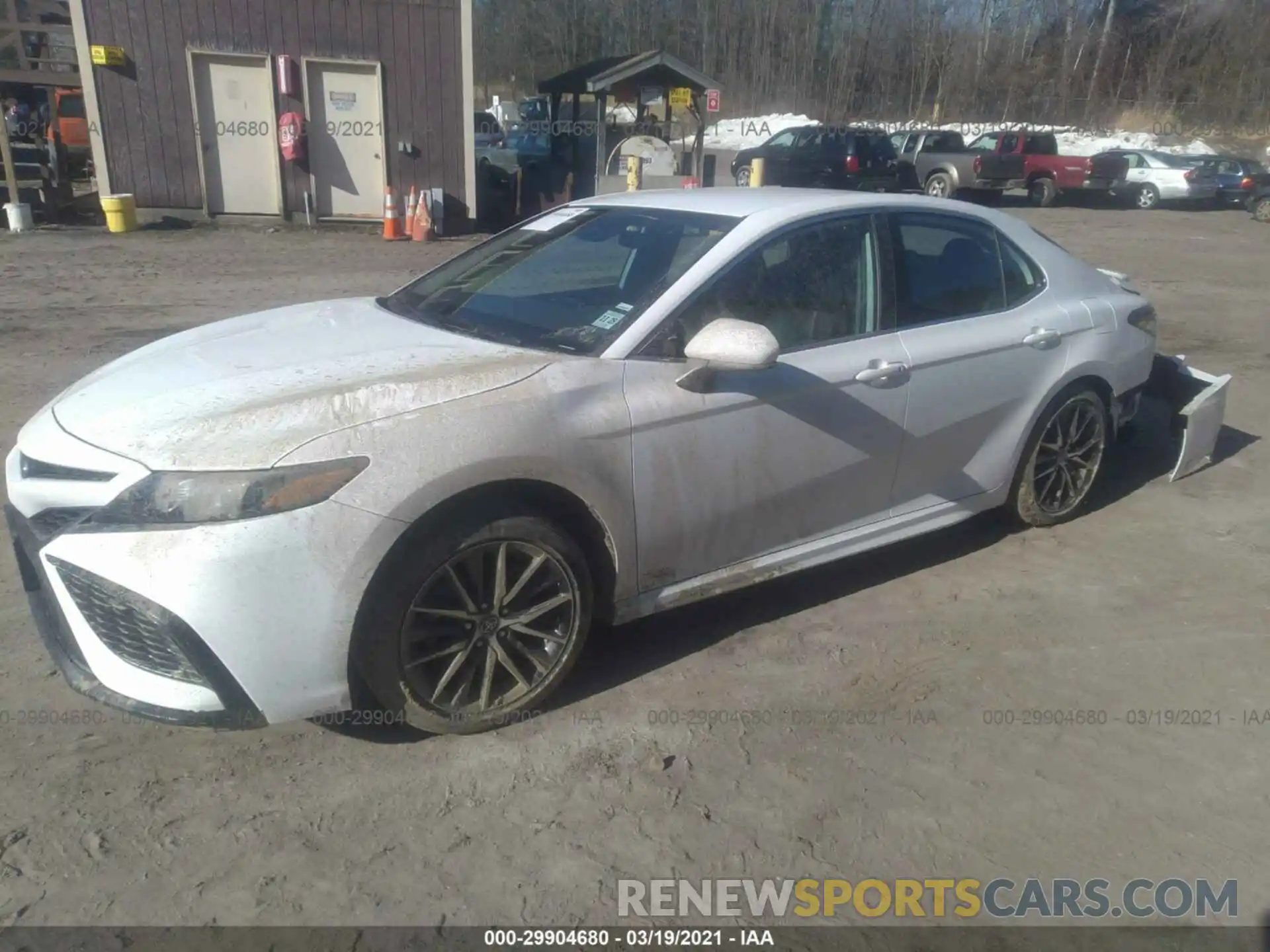 2 Photograph of a damaged car 4T1G11AKXMU414754 TOYOTA CAMRY 2021