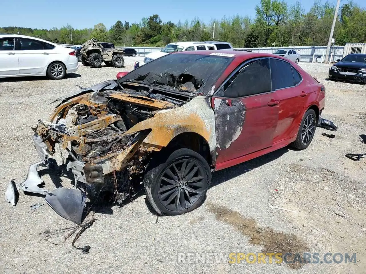 1 Photograph of a damaged car 4T1G11AKXMU416276 TOYOTA CAMRY 2021