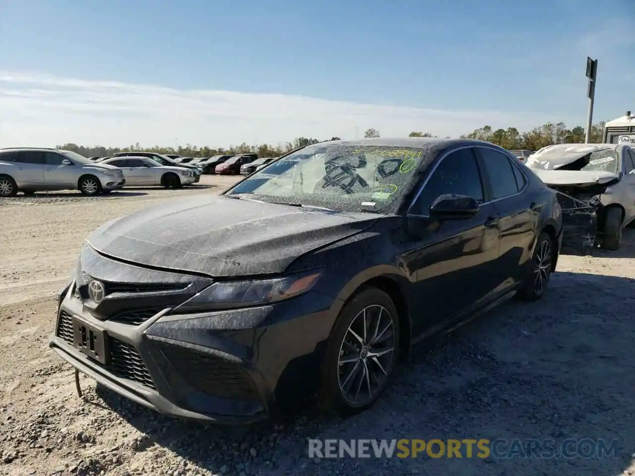 2 Photograph of a damaged car 4T1G11AKXMU421610 TOYOTA CAMRY 2021