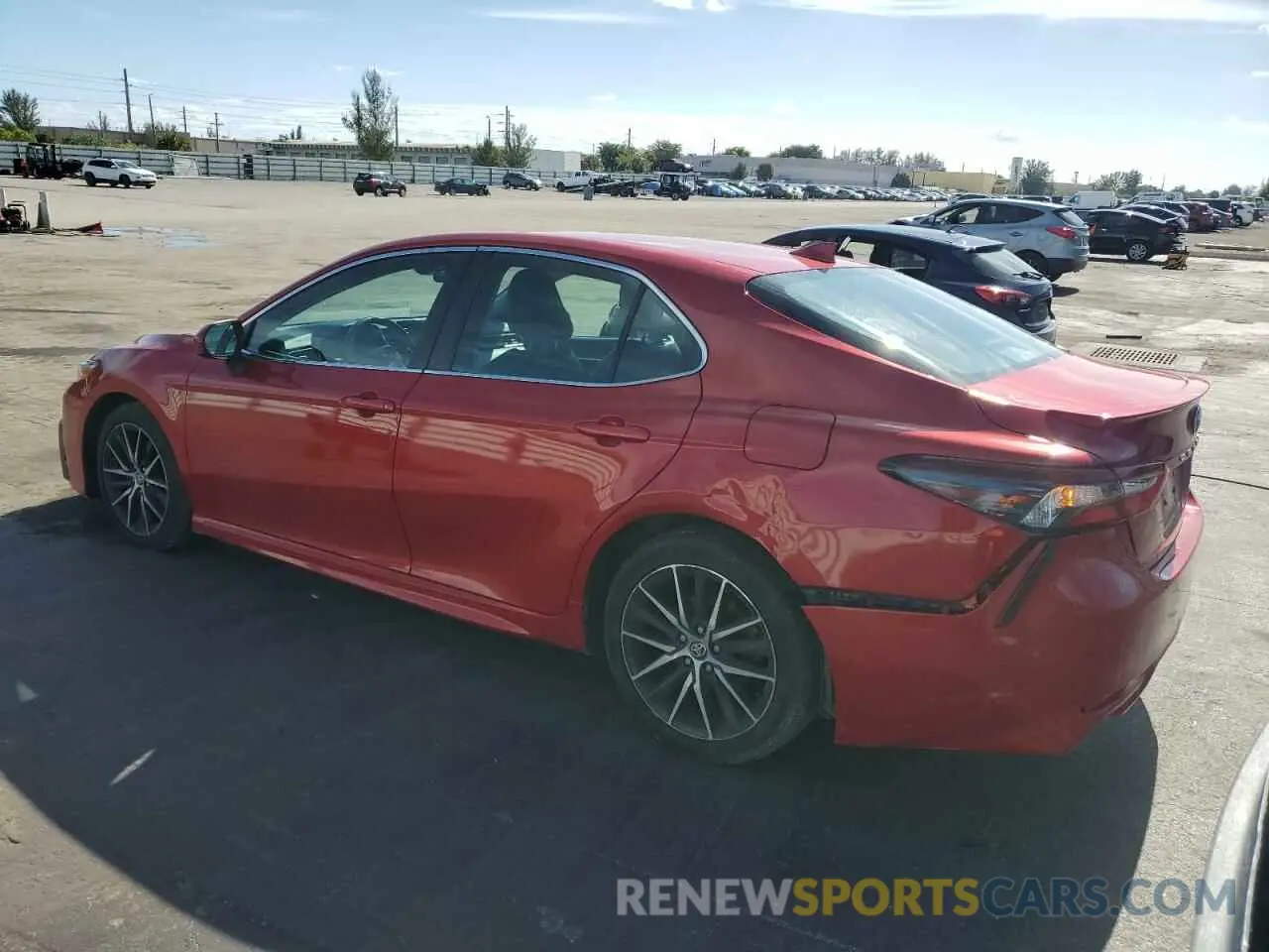 2 Photograph of a damaged car 4T1G11AKXMU427567 TOYOTA CAMRY 2021