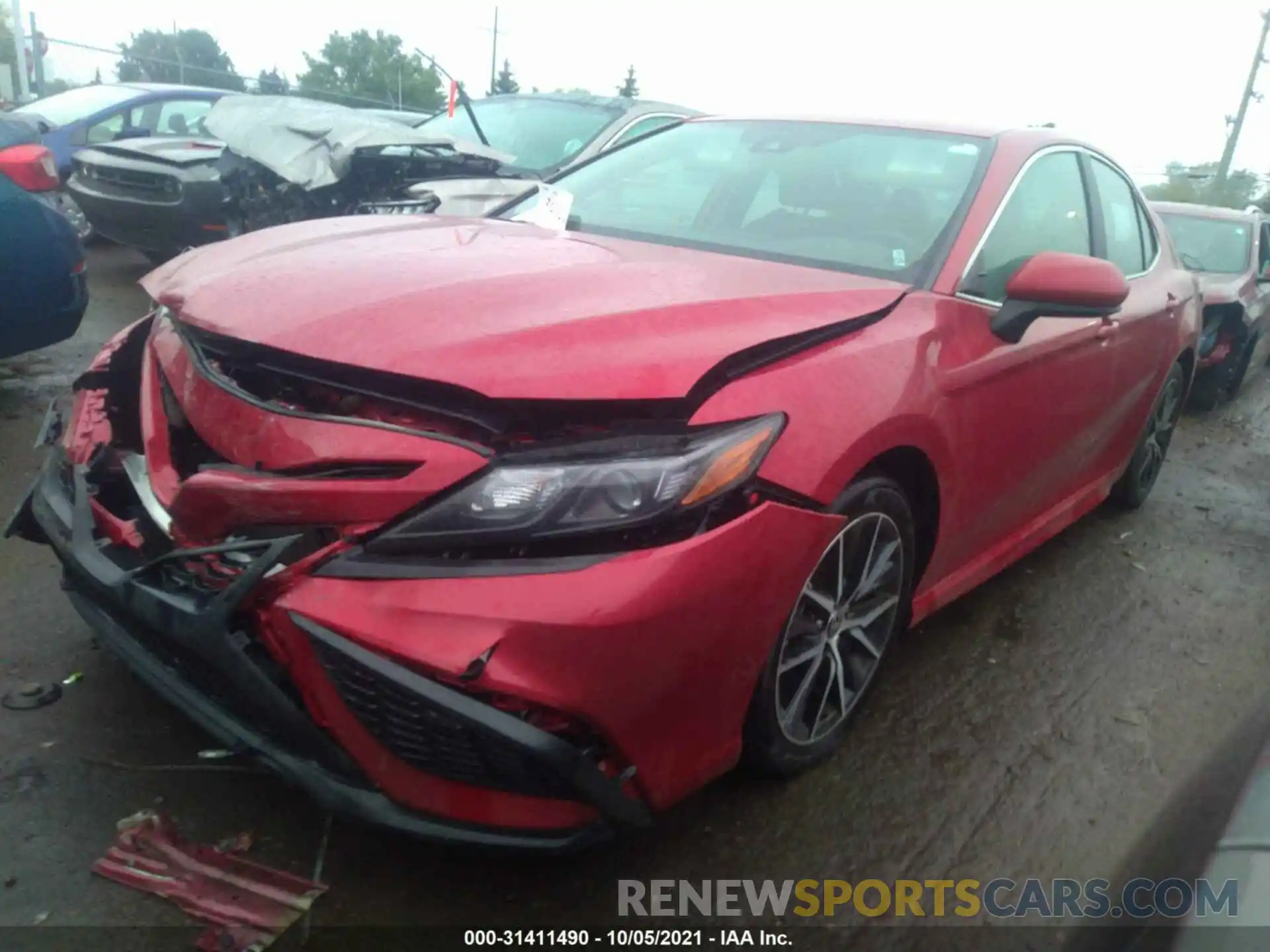 2 Photograph of a damaged car 4T1G11AKXMU428430 TOYOTA CAMRY 2021