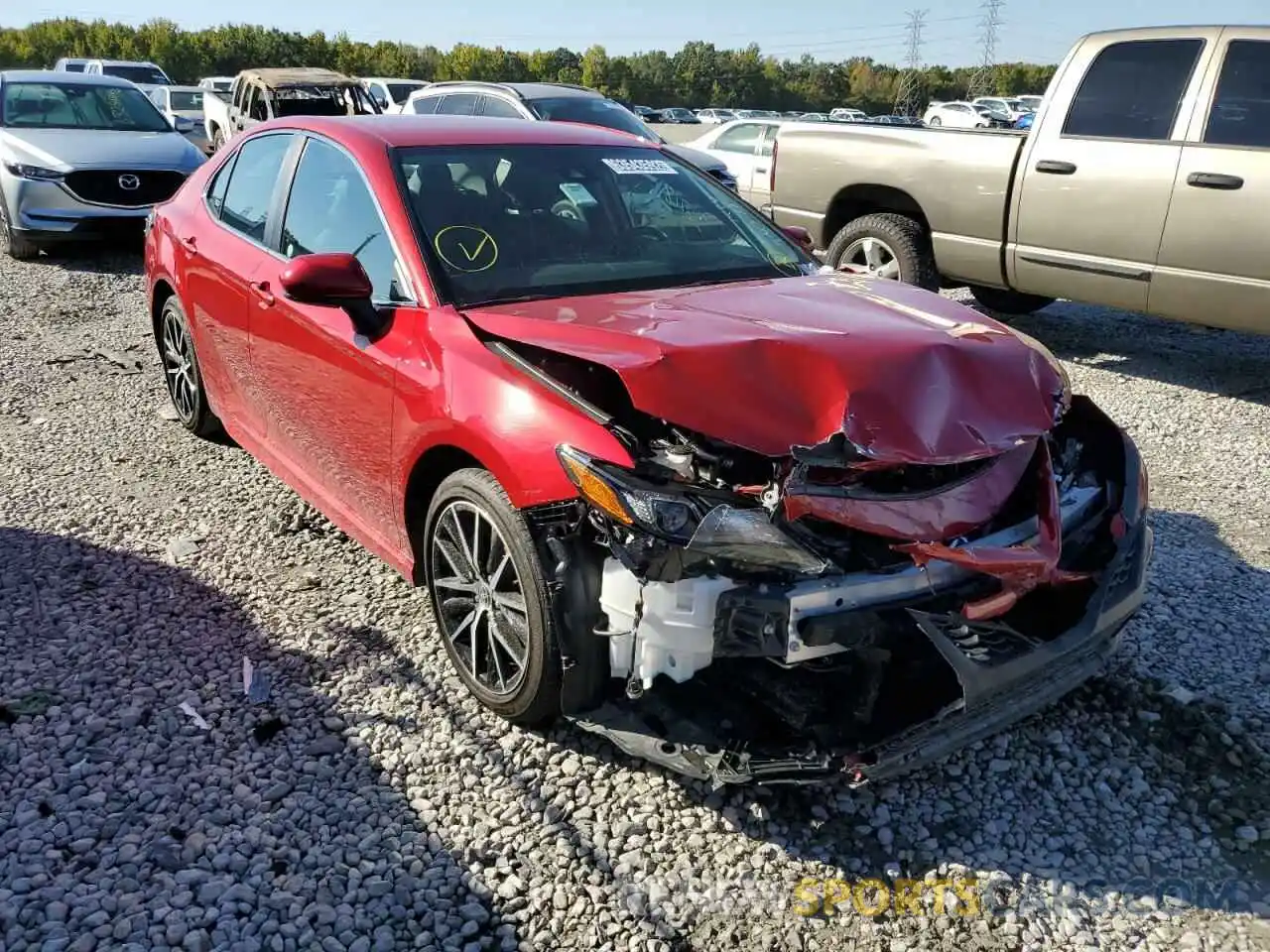 4 Photograph of a damaged car 4T1G11AKXMU432073 TOYOTA CAMRY 2021